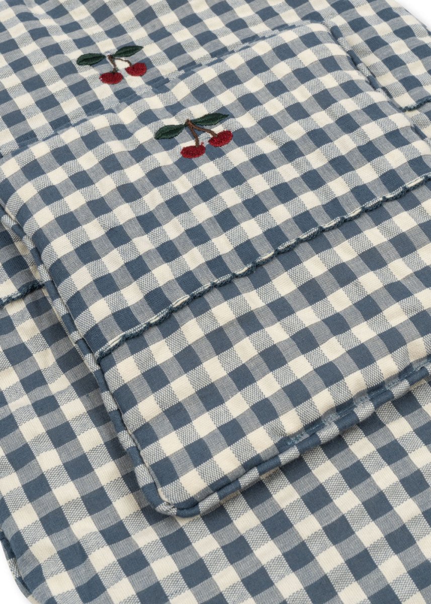 Konges Sloejd | Doll Bedding Set - Captains Blue Check - Image 3