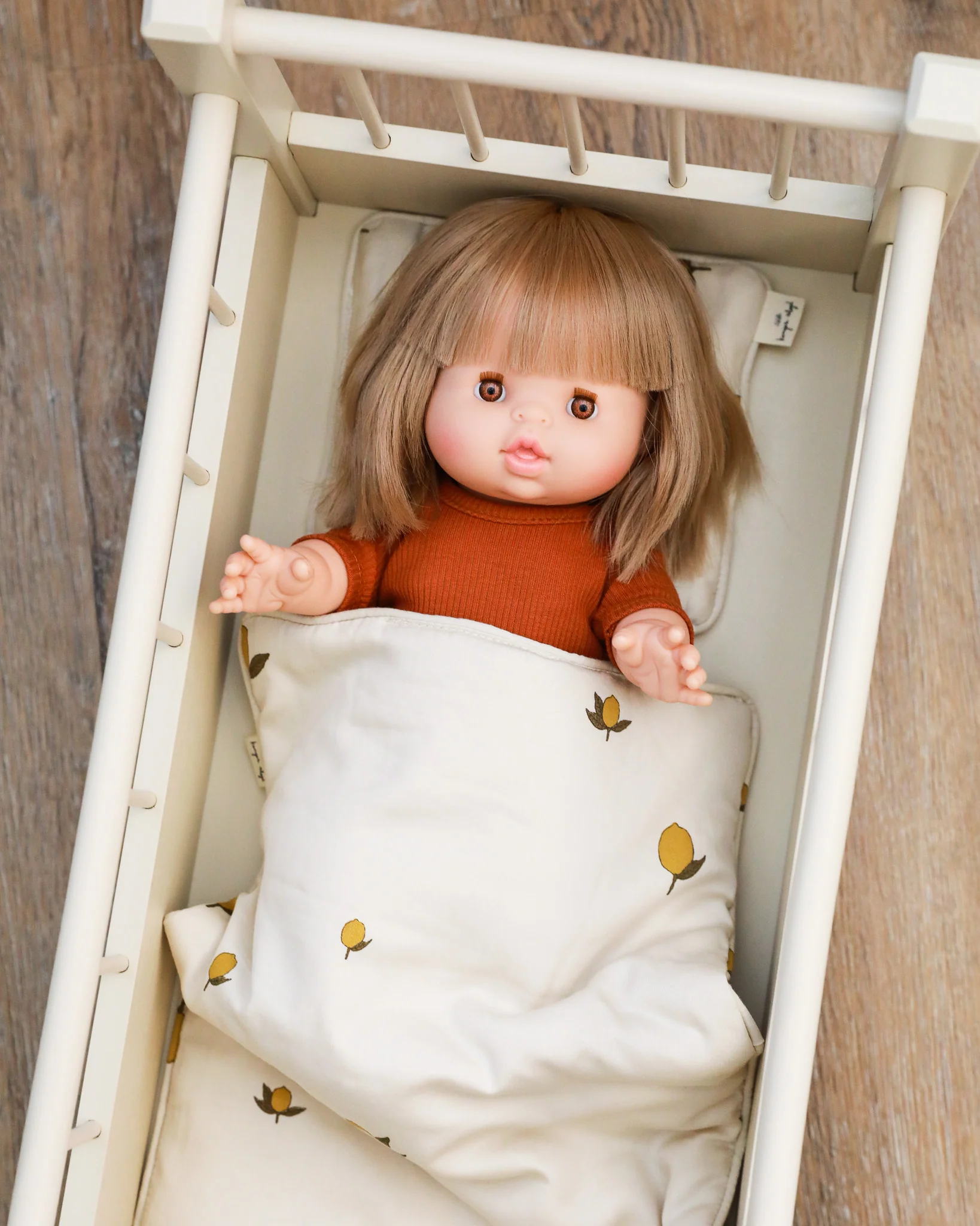 Konges Sloejd | Doll Bedding Set - Lemon - Image 2