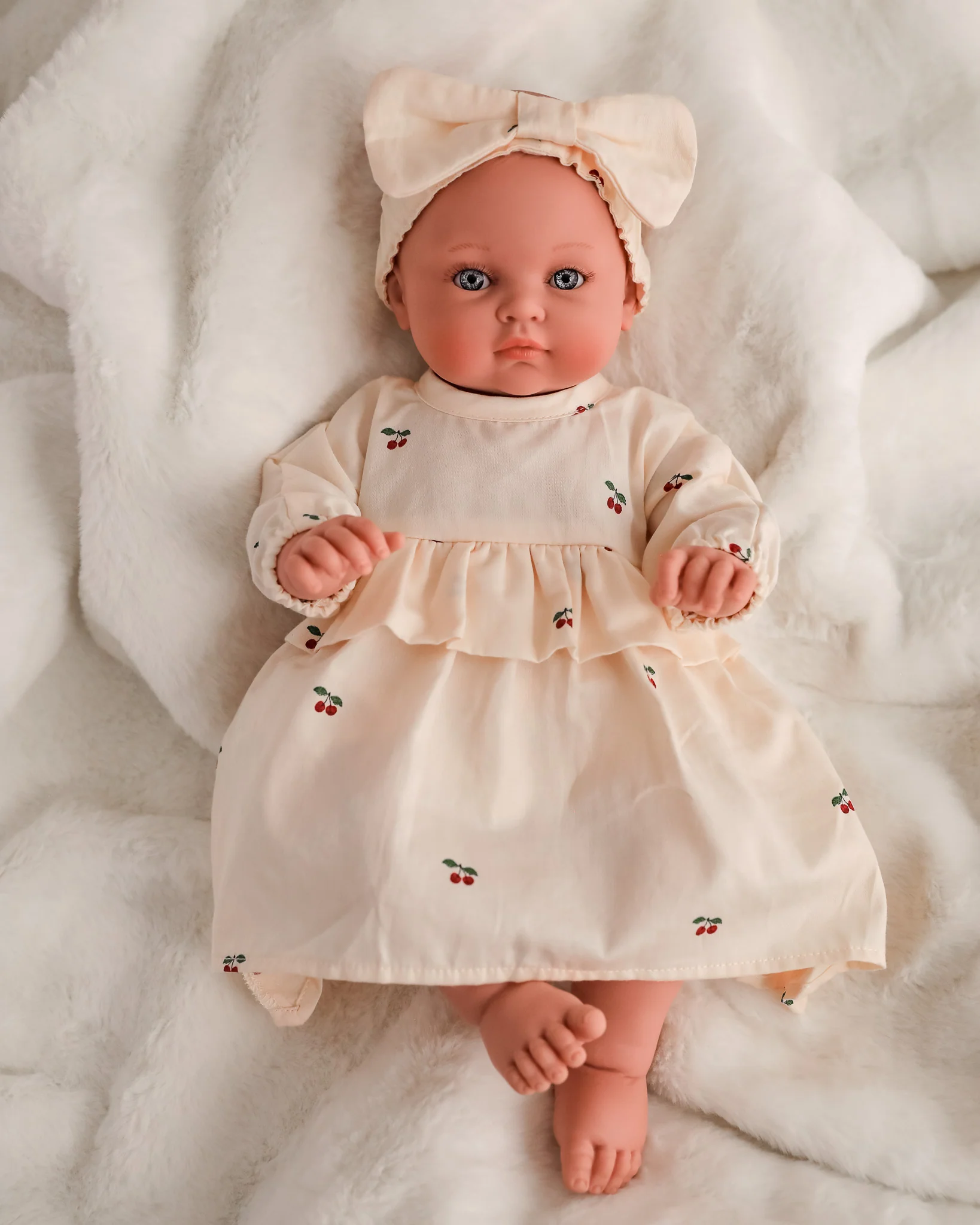 Doll Clothes | 3-Piece Doll Outfit - Cherry - Image 2