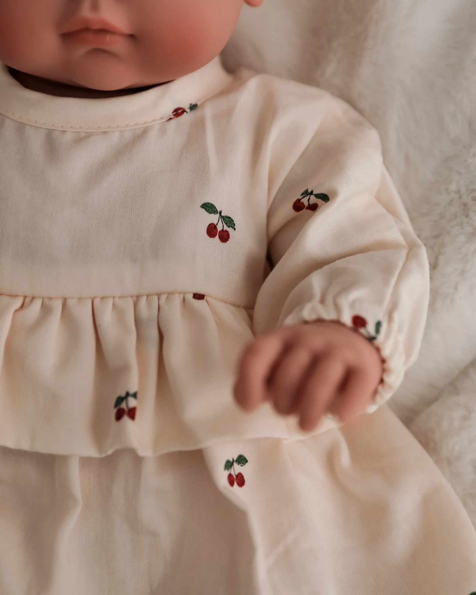 Doll Clothes | 3-Piece Doll Outfit - Cherry - Image 4