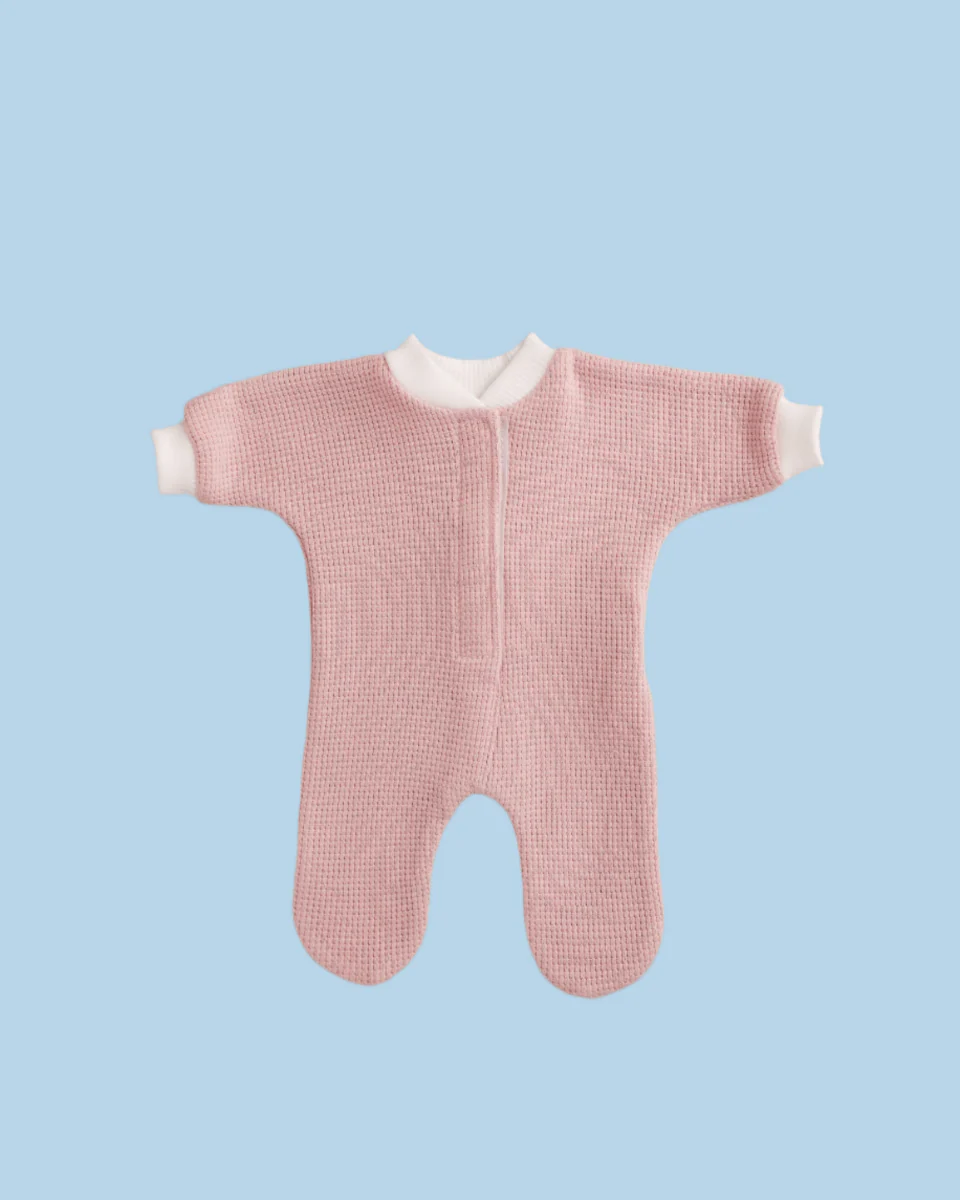 Doll Clothes | Doll Bodysuit - Pink (11" - 14" dolls) - Image 3