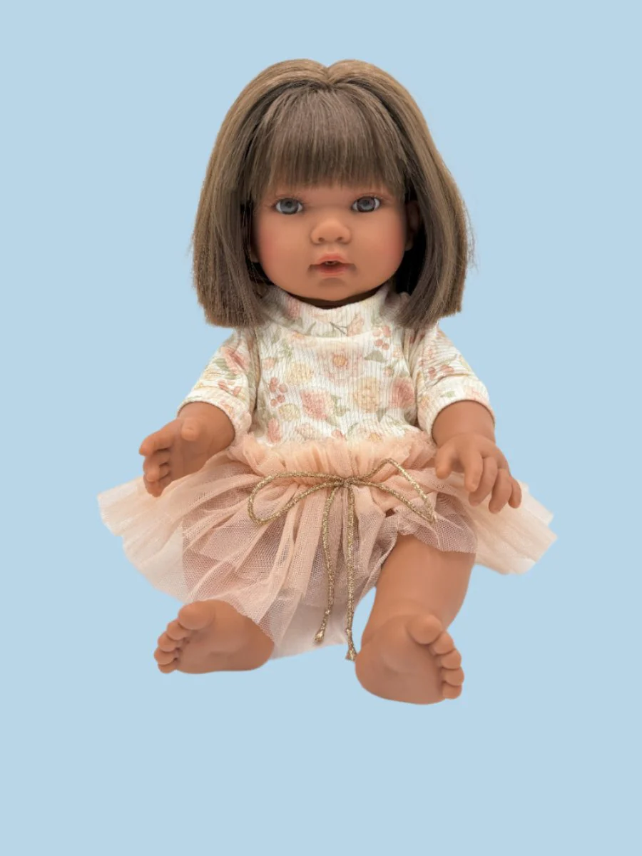 Doll Clothes | Doll Sweatshirt Tutu Set - Rose Garden (11" & 13" dolls) - Image 5