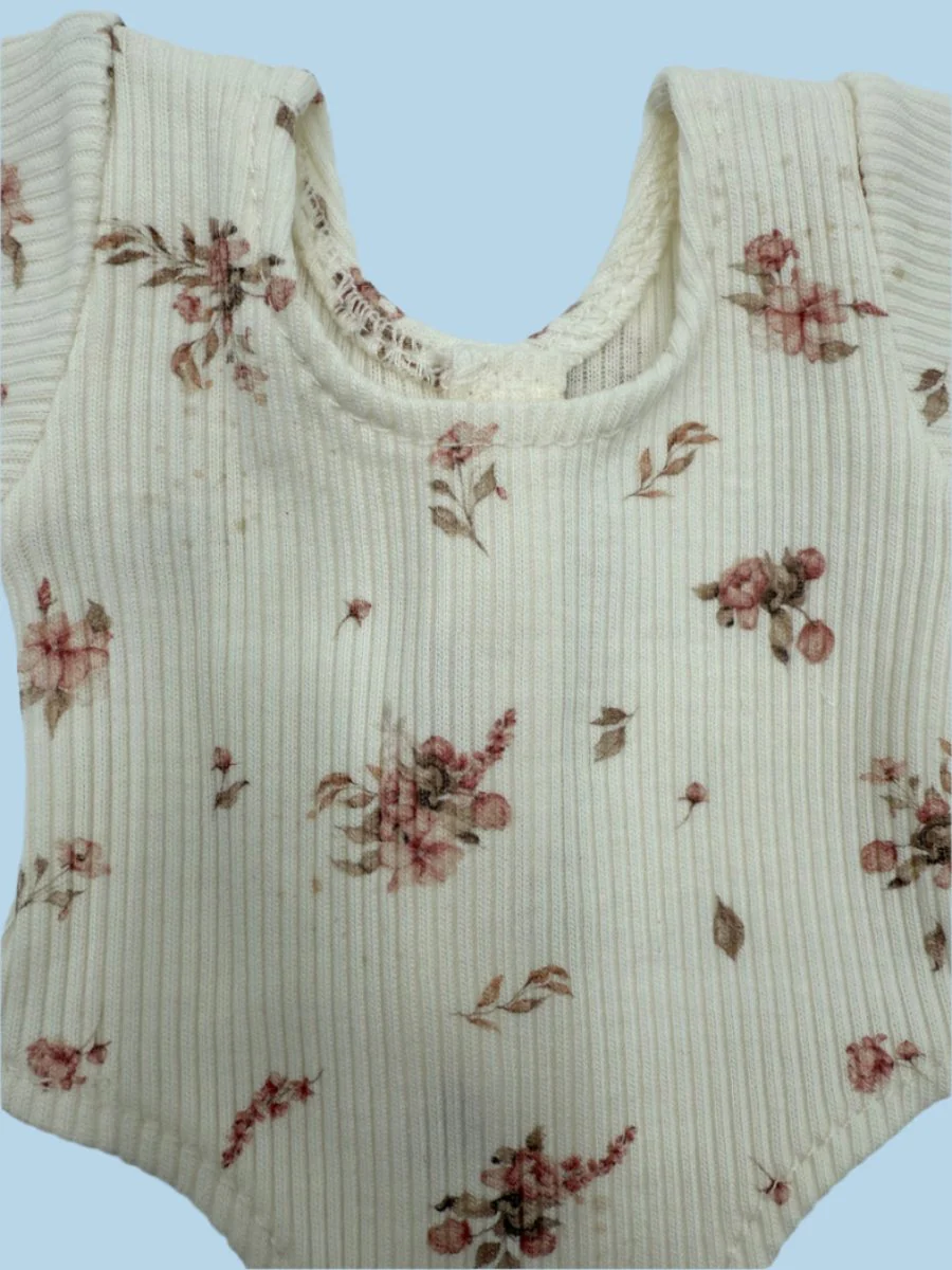 Doll Clothes | Doll Tutu Bodysuit - Meadow Mist (11" & 13" dolls) - Image 3