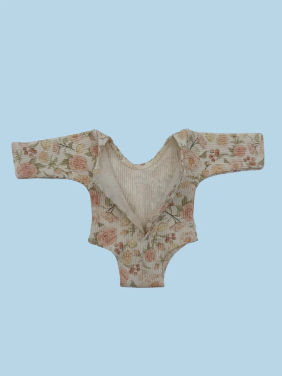 Doll Clothes | Doll Tutu Bodysuit - Rose Garden (11" & 13" dolls) - Image 4