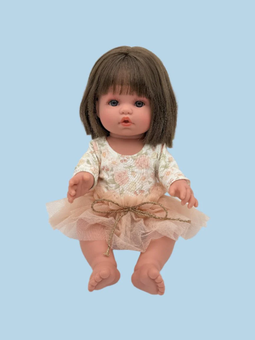 Doll Clothes | Doll Tutu Bodysuit - Rose Garden (11" & 13" dolls) - Image 6