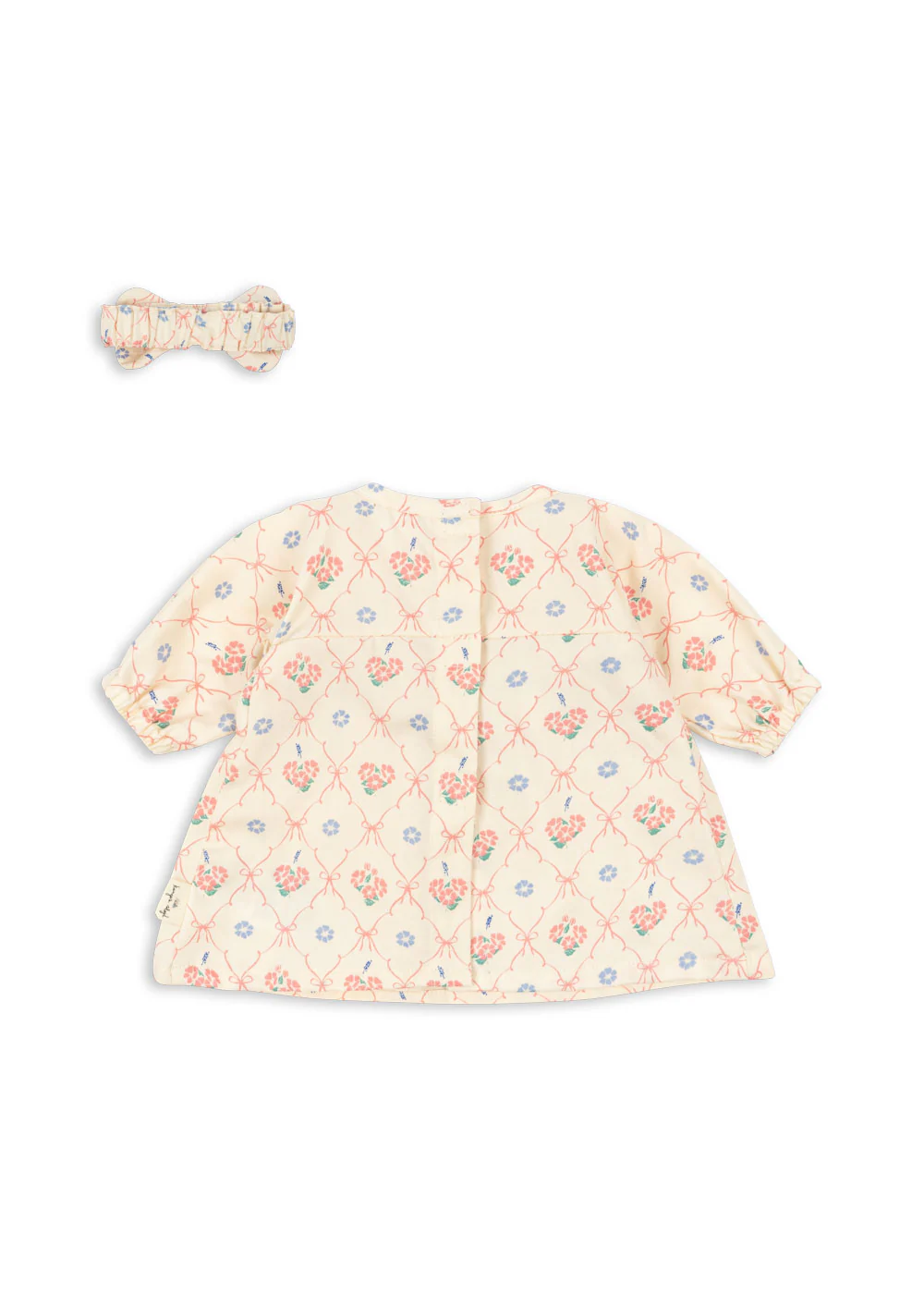 Doll Clothes - Dress & Ribbon Set - Fleur Decor - Image 3