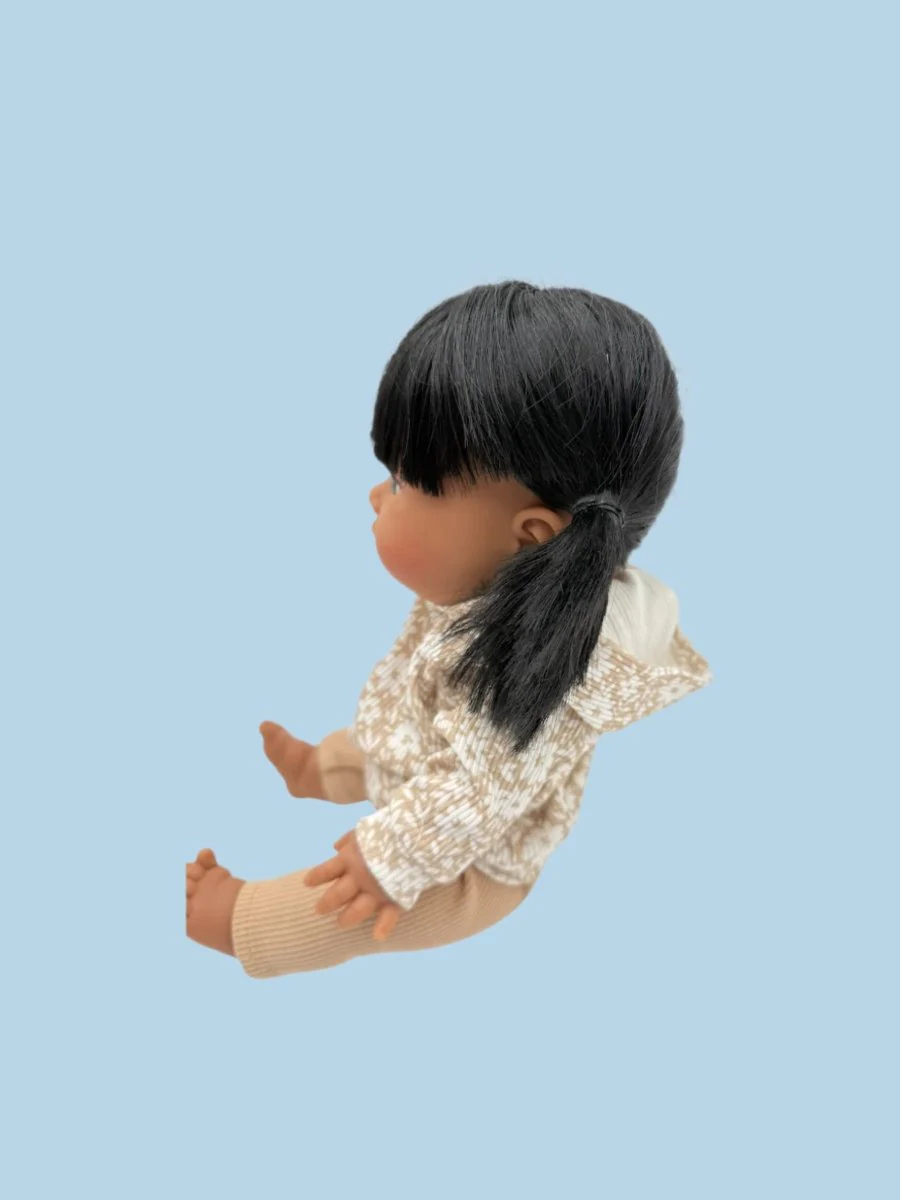 Doll Clothes | Hoodie Set - Garden Blossoms (11" - 14" dolls) - Image 3