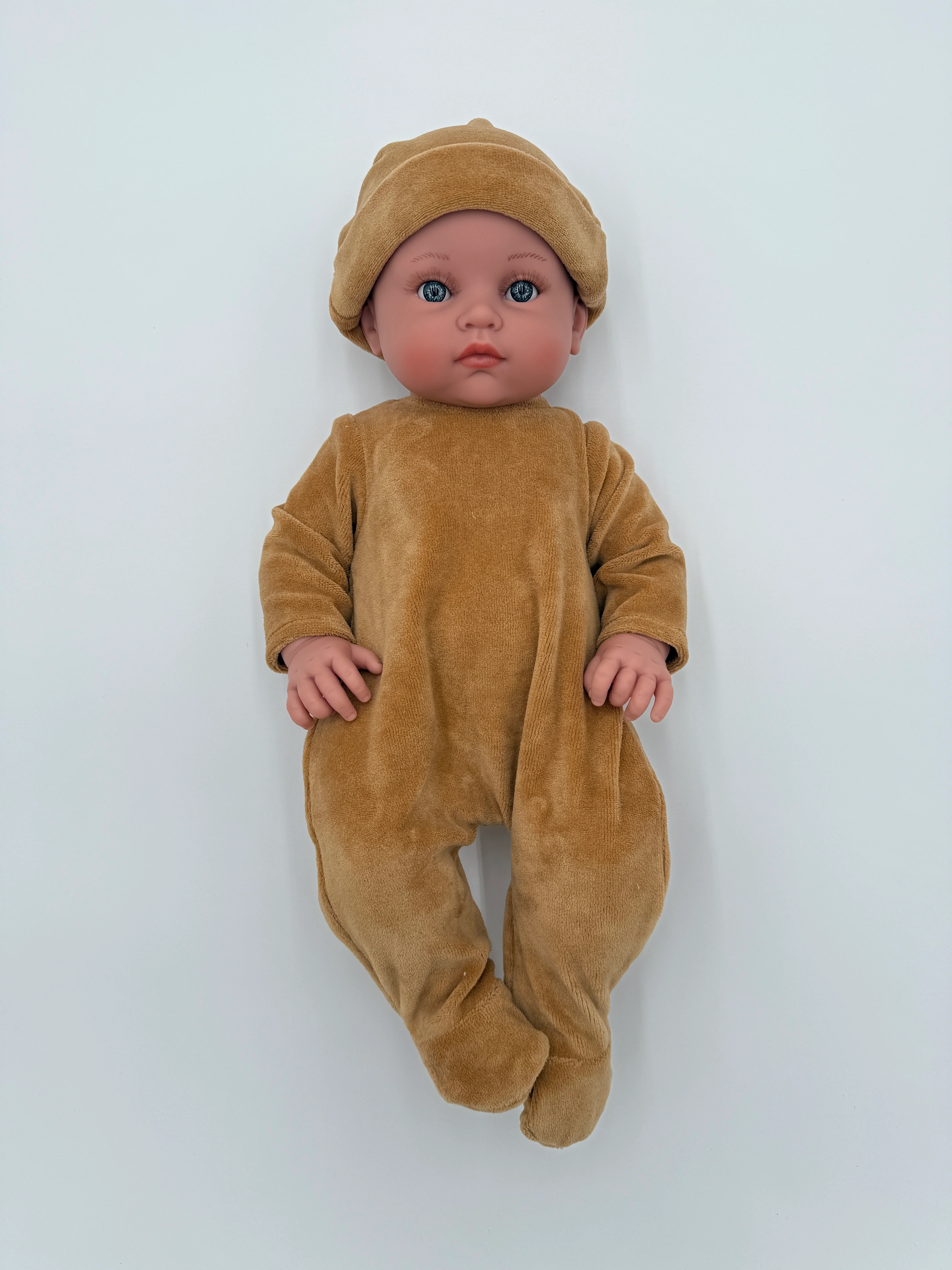 Pajama Set - Camel Velvet - Image 2