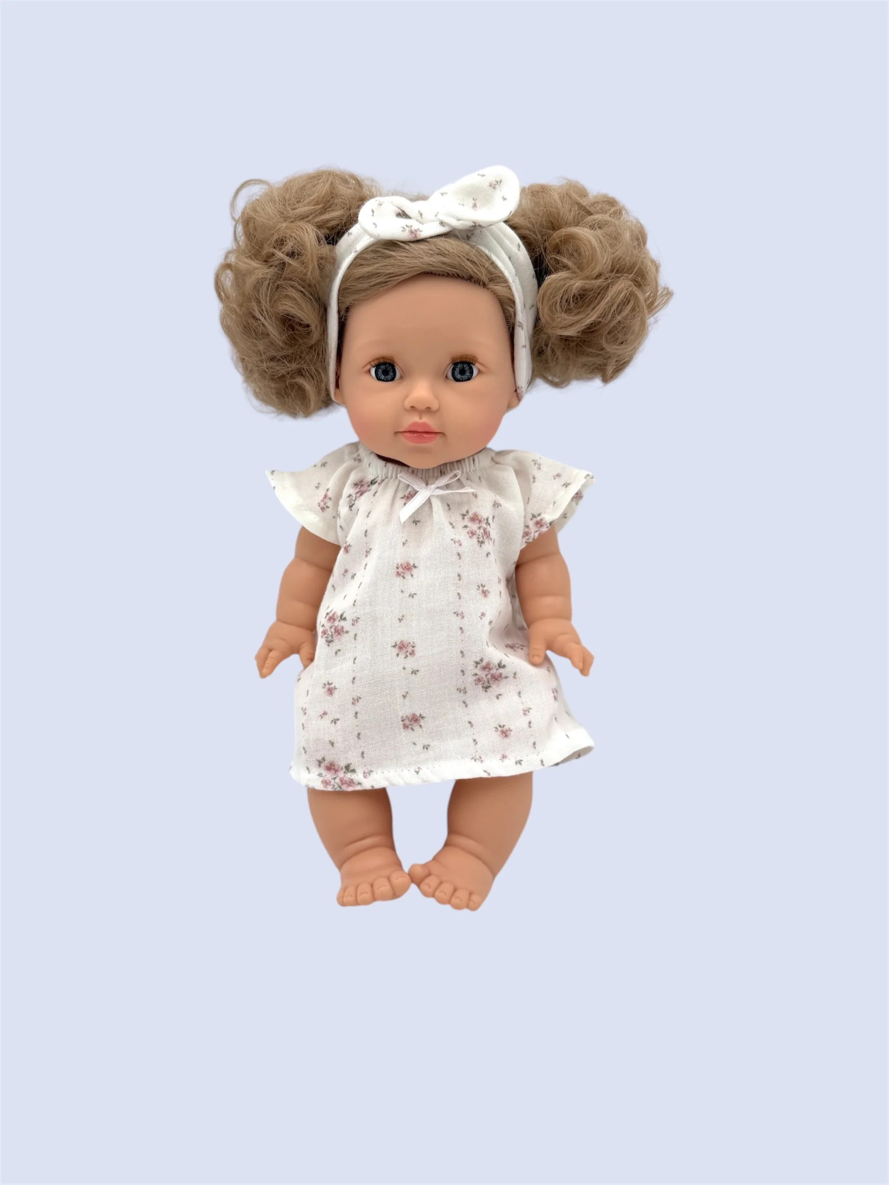 Pajama Set - Floral Gown & Headband - Image 2
