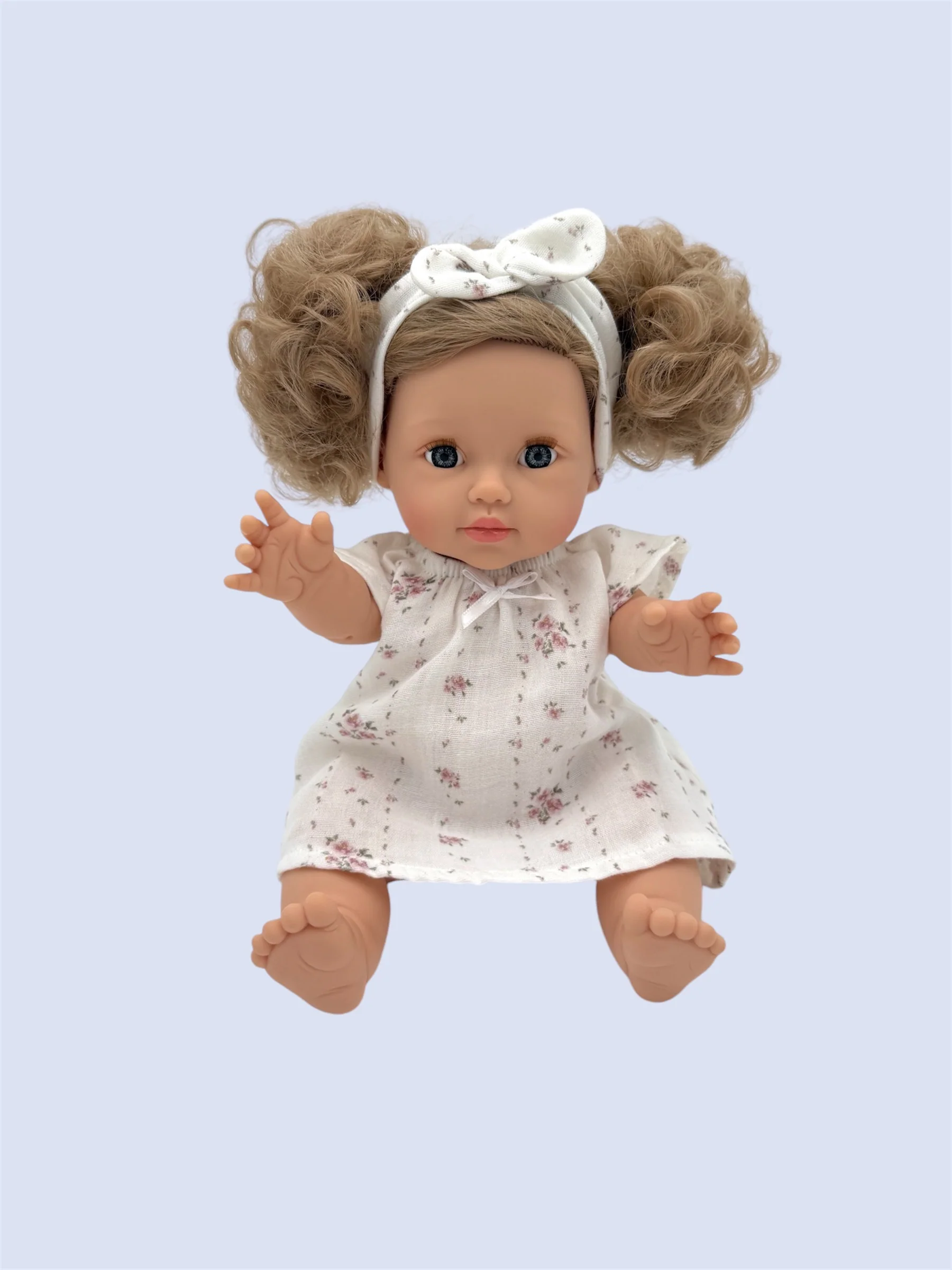 Pajama Set - Floral Gown & Headband - Image 3