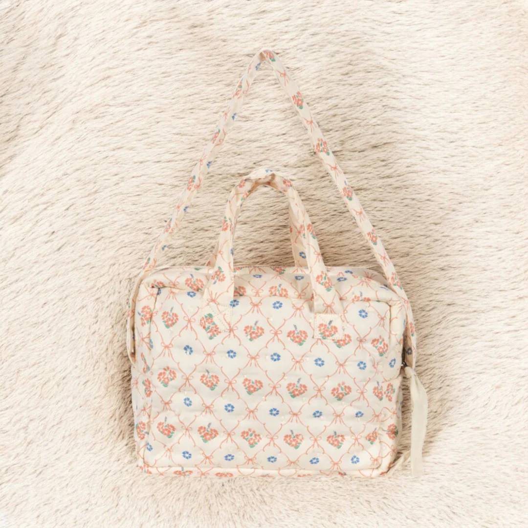 Konges Sloejd | Baby Doll Diaper Bag - Fleur Décor - Image 3