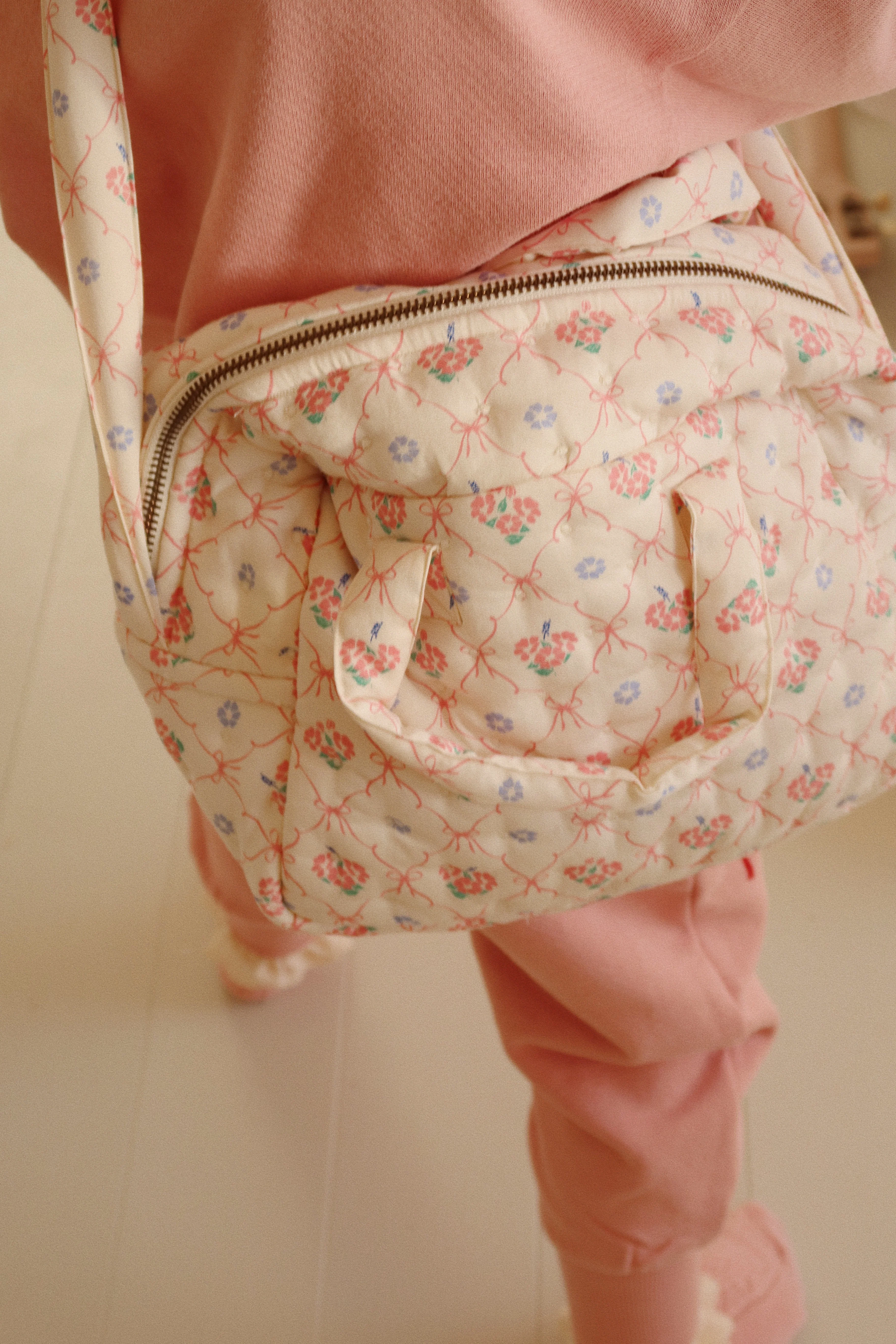 Konges Sloejd | Baby Doll Diaper Bag - Fleur Décor - Image 4