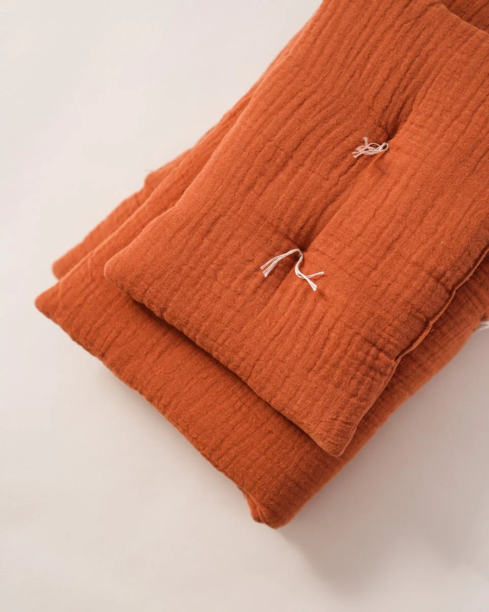 Doll Muslin Bedding Set - Cinnamon - Image 5