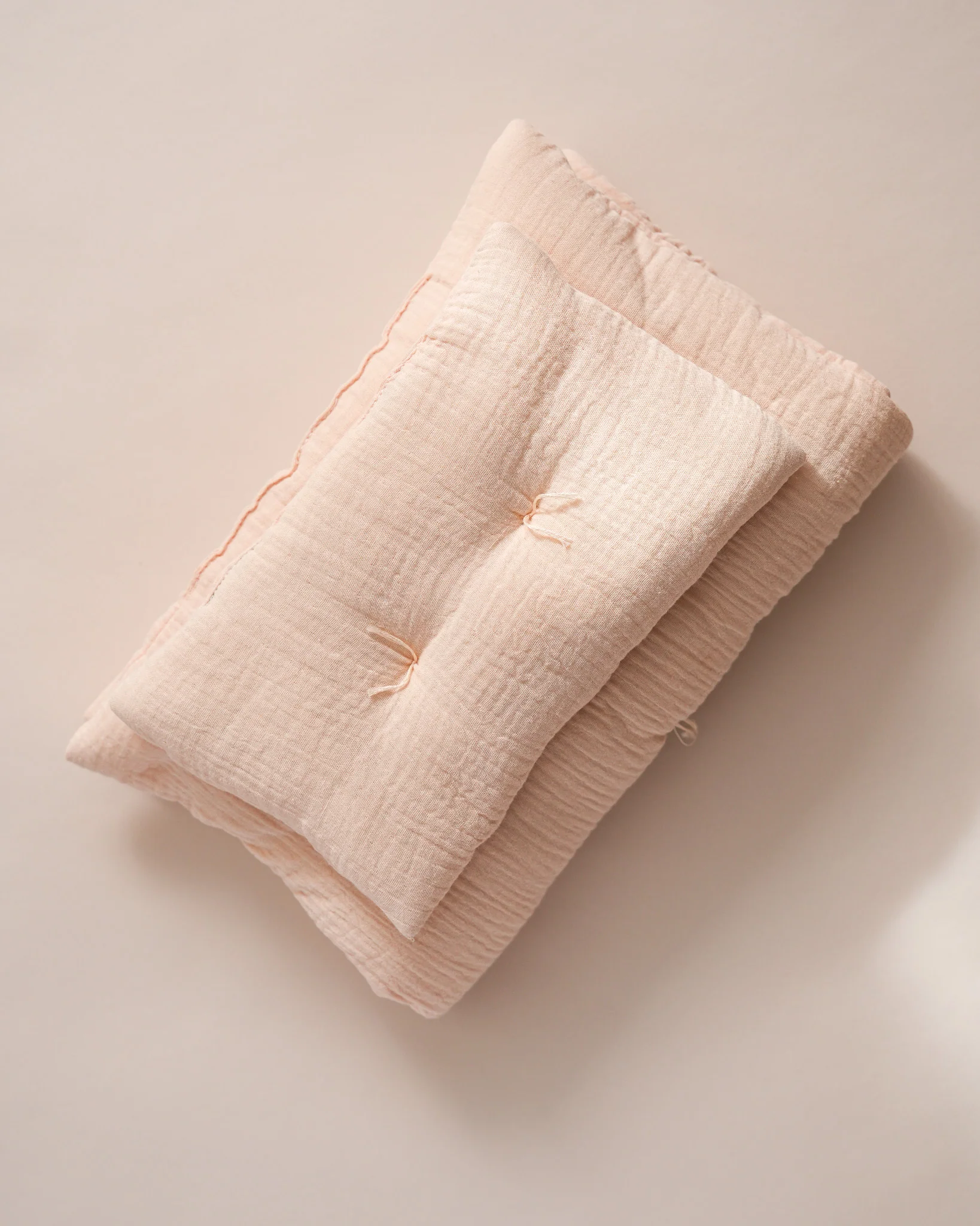 Doll Muslin Bedding Set - Cream - Image 3
