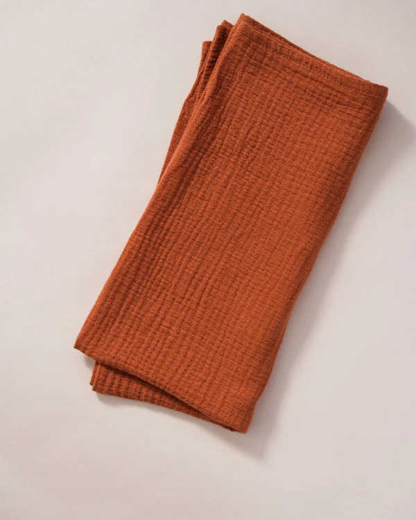 Doll Muslin Swaddle Blanket - Cinnamon - Image 3