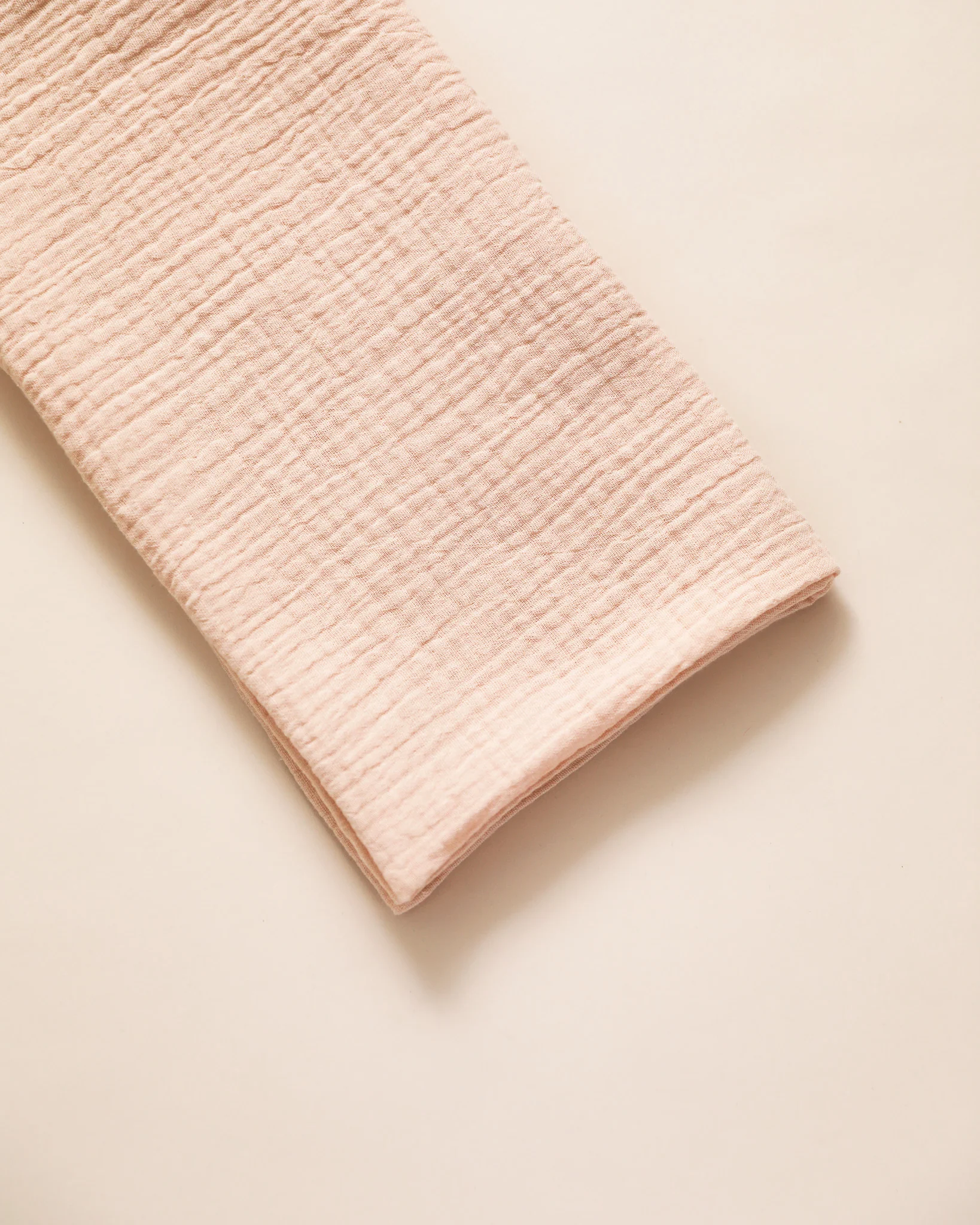 Doll Muslin Swaddle Blanket - Cream - Image 3