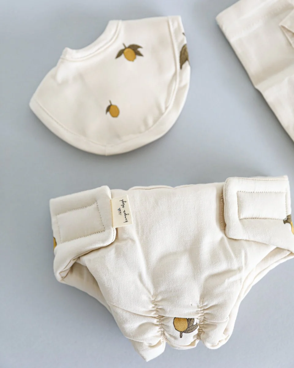 Konges Sloejd | Baby Doll Nursery Set - Lemon - Image 3
