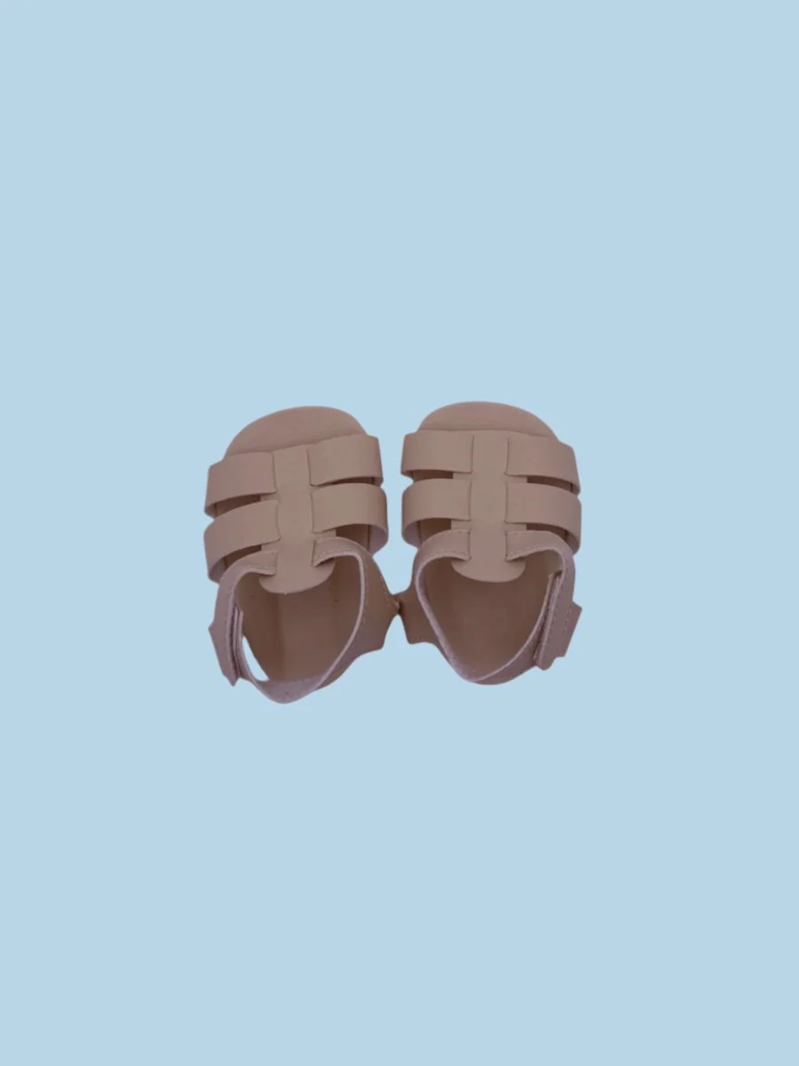 Doll Shoes | Cream Sandals (18" dolls) - Image 3