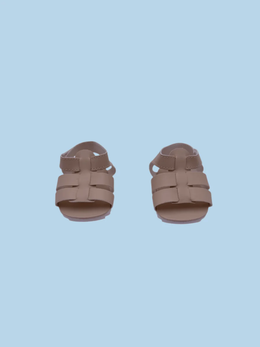 Doll Shoes | Cream Sandals (18" dolls) - Image 4