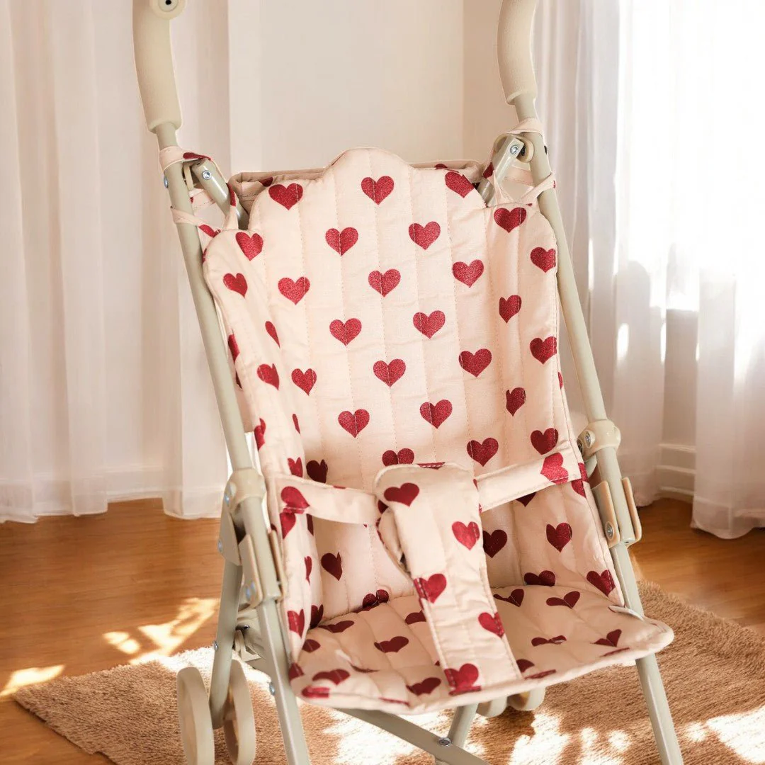 Konges Sloejd | Baby Doll Stroller - Amour Rouge - Image 2