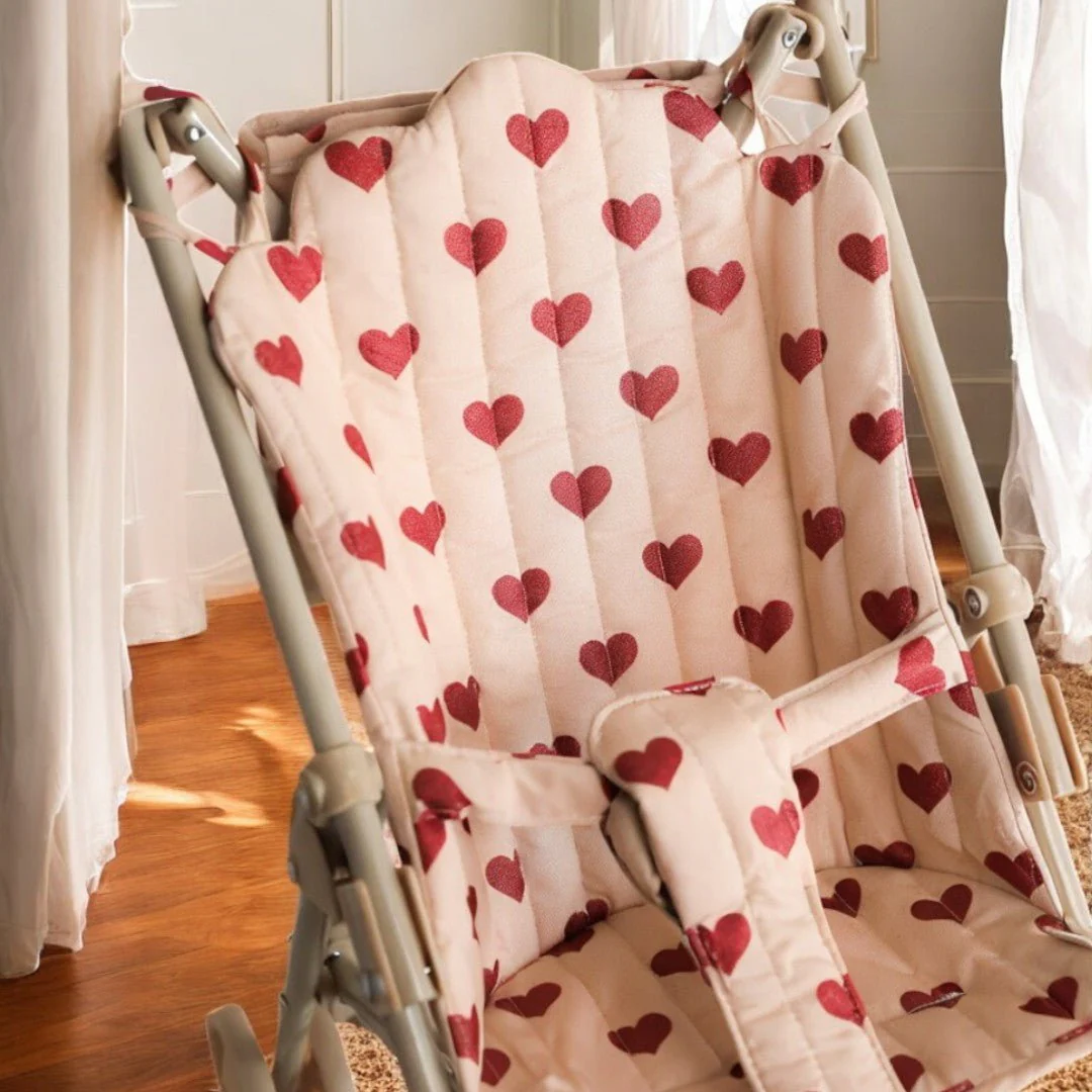 Konges Sloejd | Baby Doll Stroller - Amour Rouge - Image 3