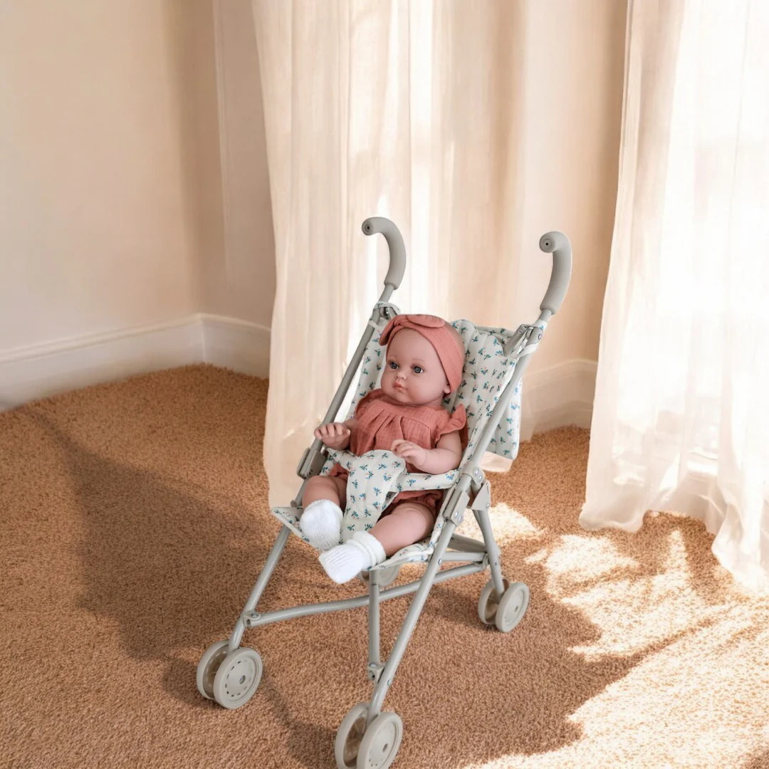 Konges Sloejd | Doll Stroller - Fleur Colore - Image 5