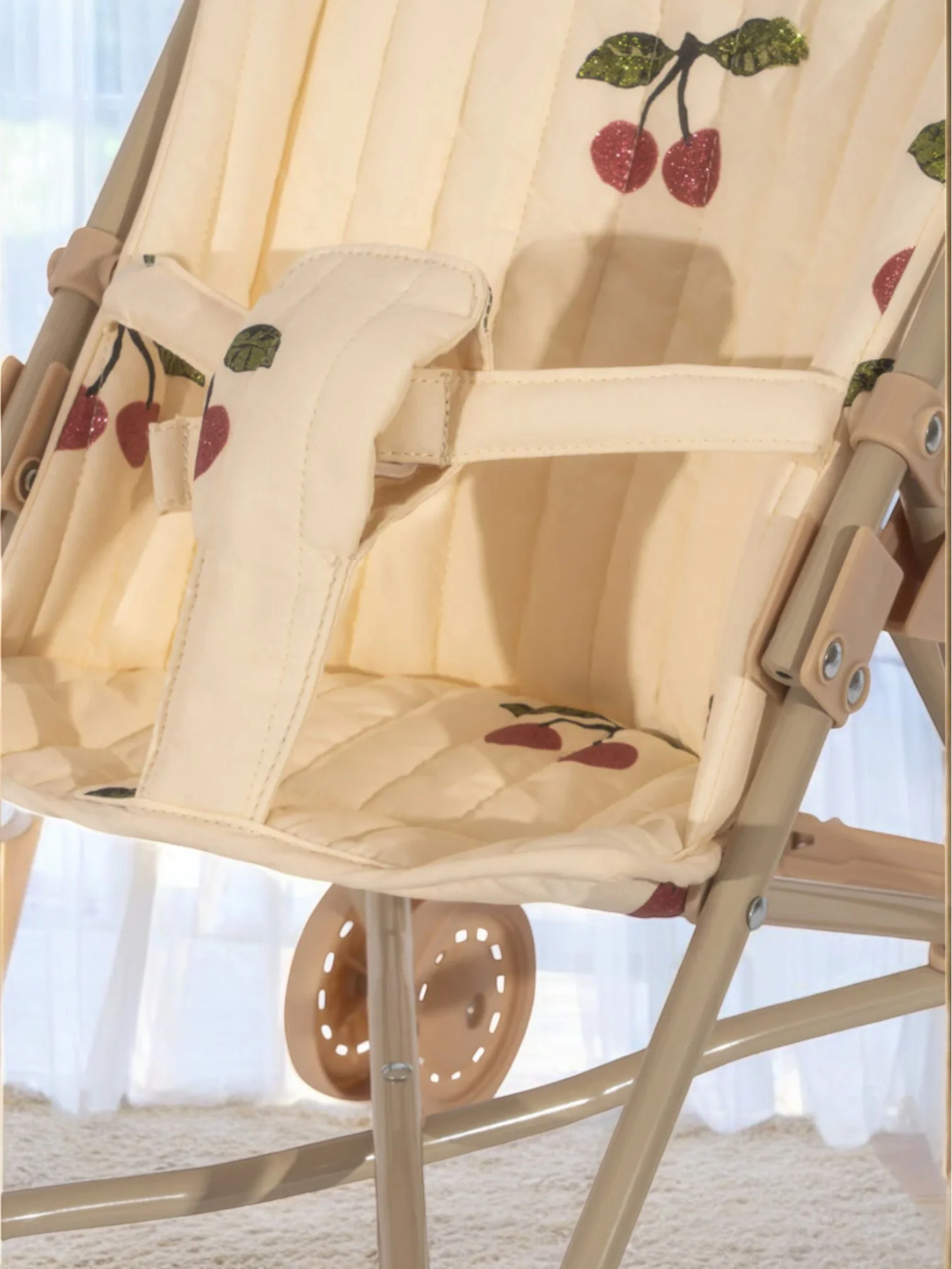 Konges Sloejd | Baby Doll Stroller - Ma Grande Cerise Pink - Image 4