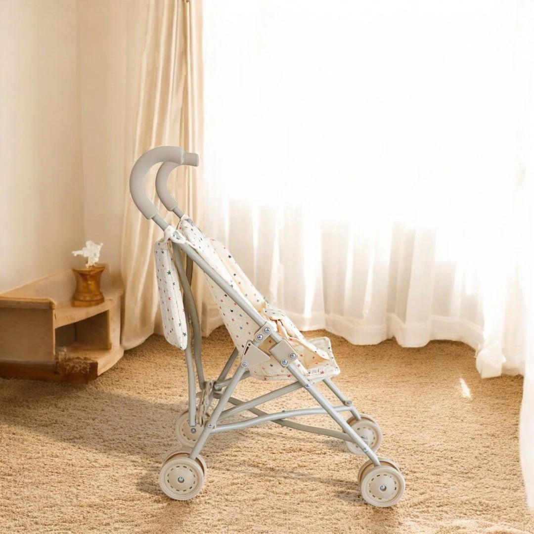 Konges Sloejd | Baby Doll Stroller - Multi Star - Image 2