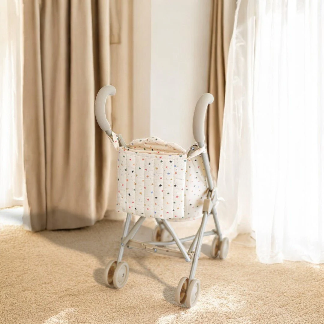 Konges Sloejd | Baby Doll Stroller - Multi Star - Image 3