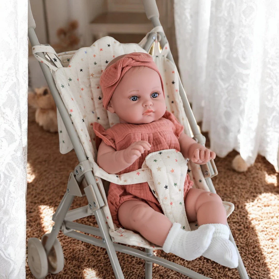 Konges Sloejd | Baby Doll Stroller - Multi Star - Image 5
