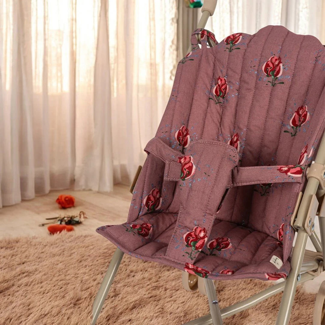 Konges Sloejd | Baby Doll Stroller - Vita Rosa Blush Glitter - Image 2