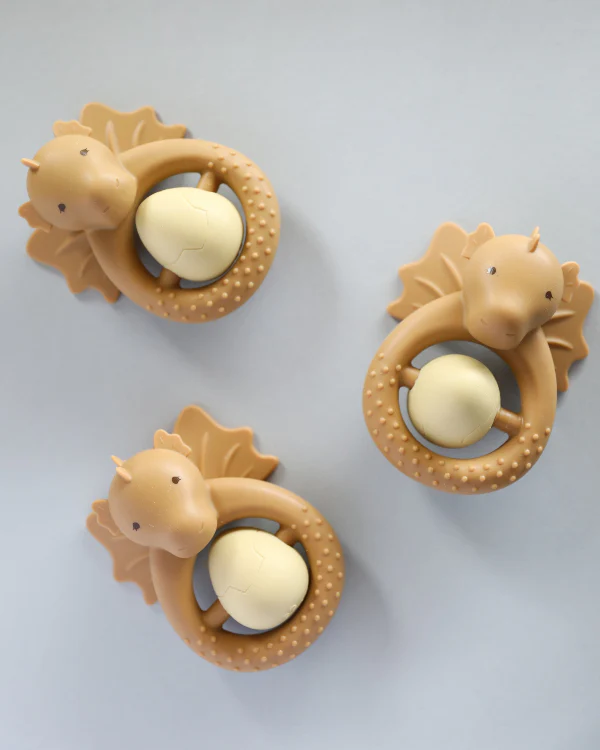 Dragon Egg Teether - Almond - Image 2