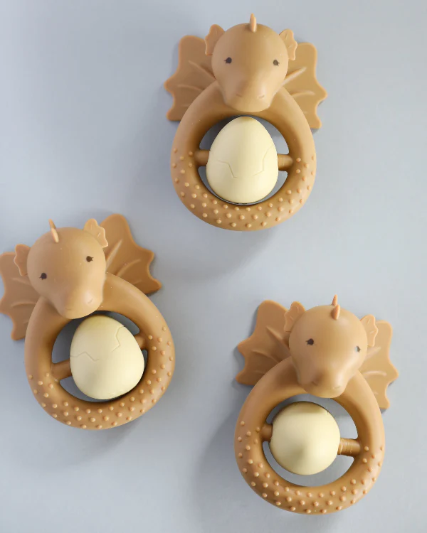 Dragon Egg Teether - Almond - Image 3