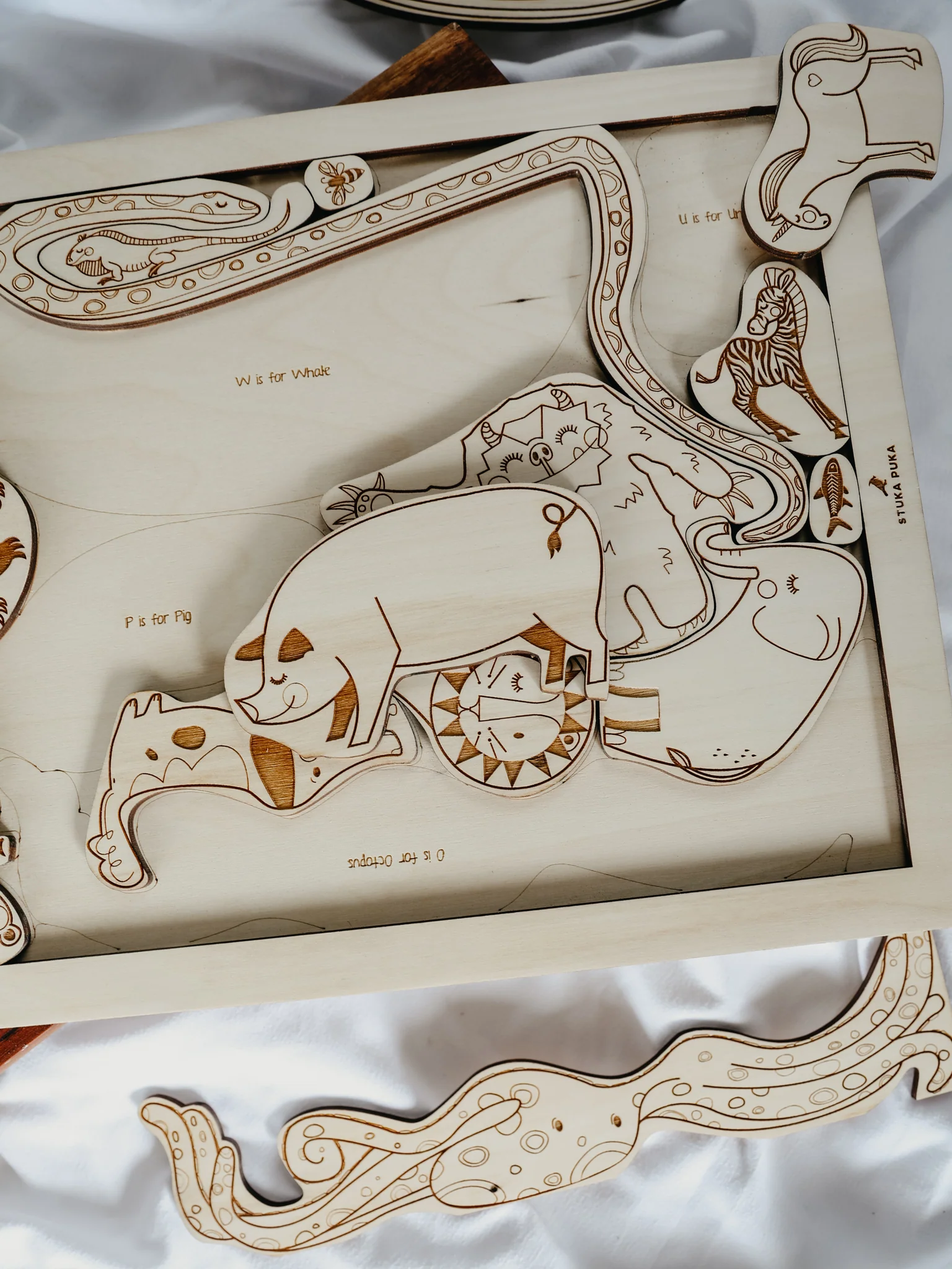 Easy as ABC Wooden Puzzle - Image 4