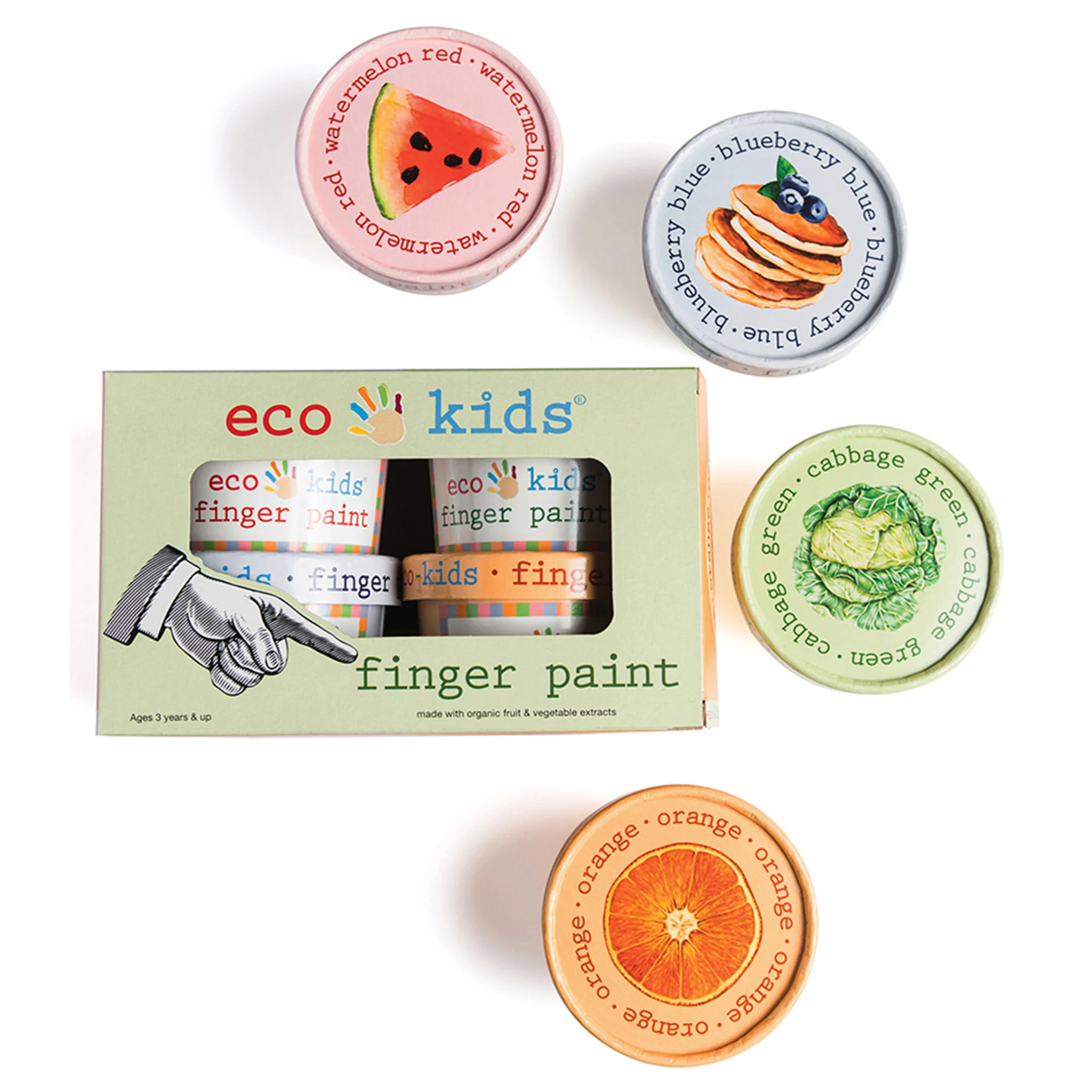 Eco Finger Paint (set of 4 colors) - Image 2