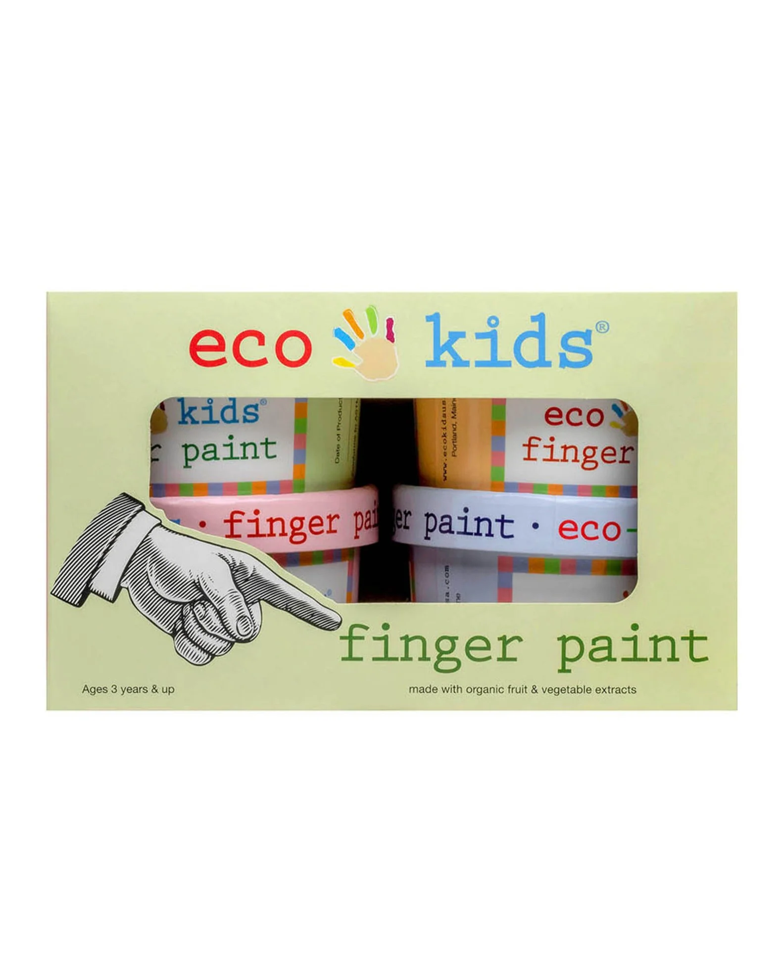 Eco Finger Paint (set of 4 colors) - Image 3