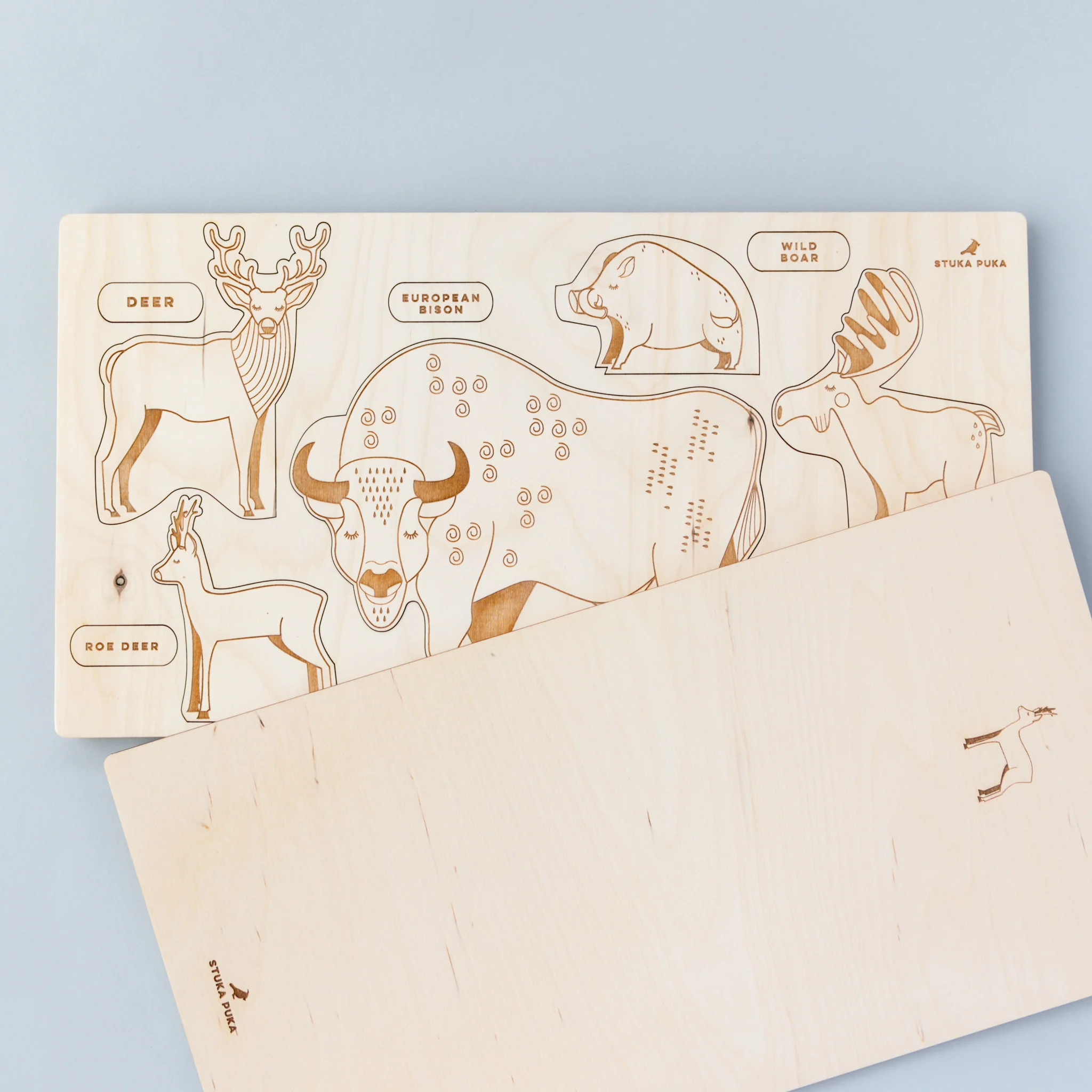 Forest Animals Wooden Puzzle - Image 6