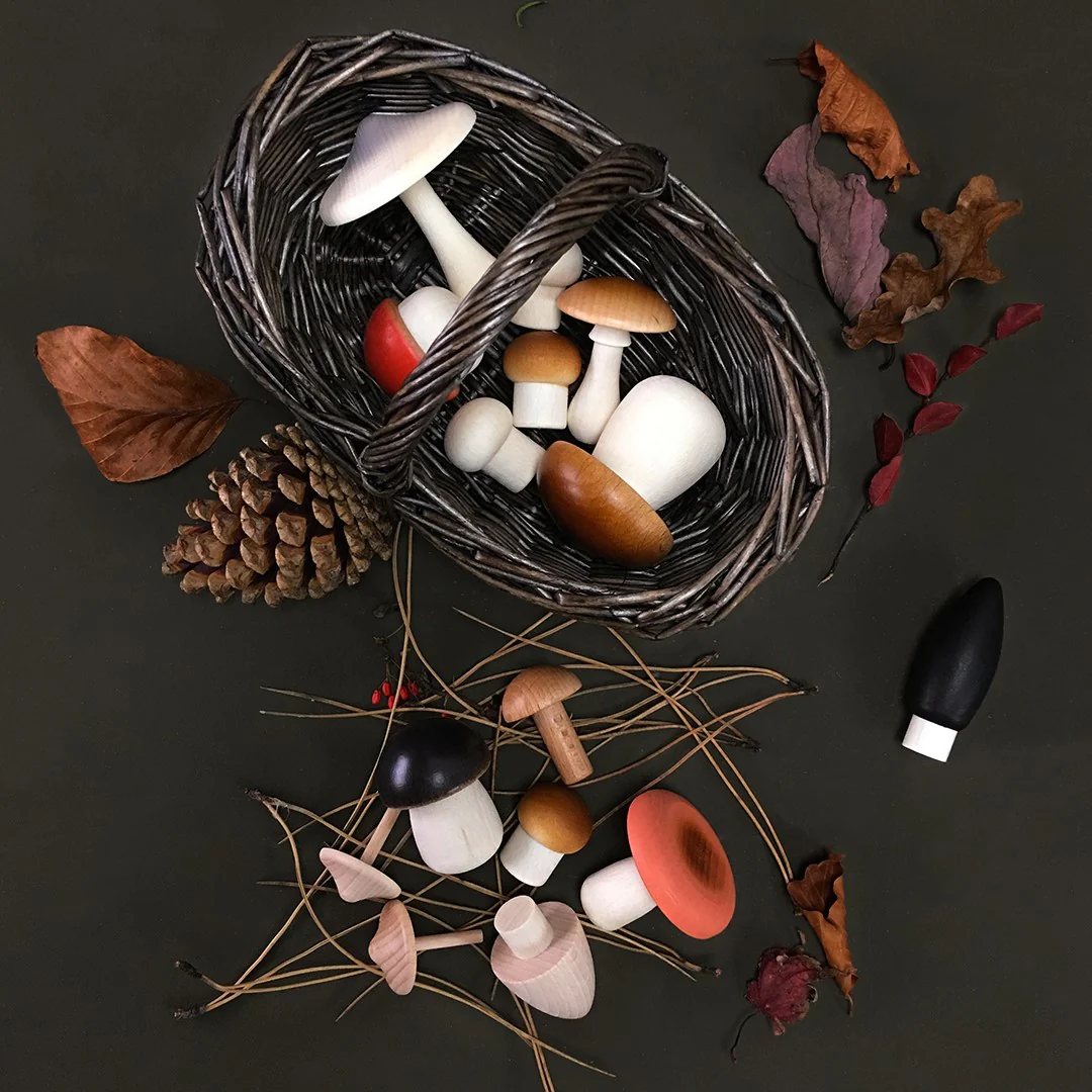 Moon Picnic | Forest Mushrooms Basket - Image 6