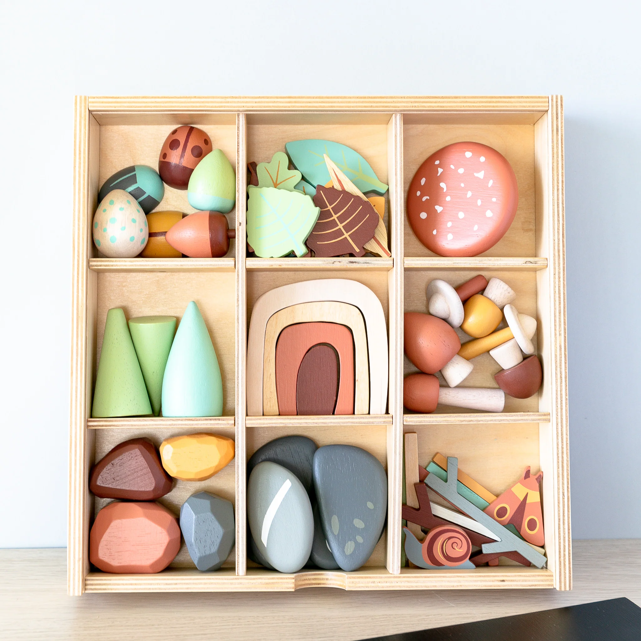 Tender Leaf Toys | Forest Treasures Wooden Tinker Tray - Image 2