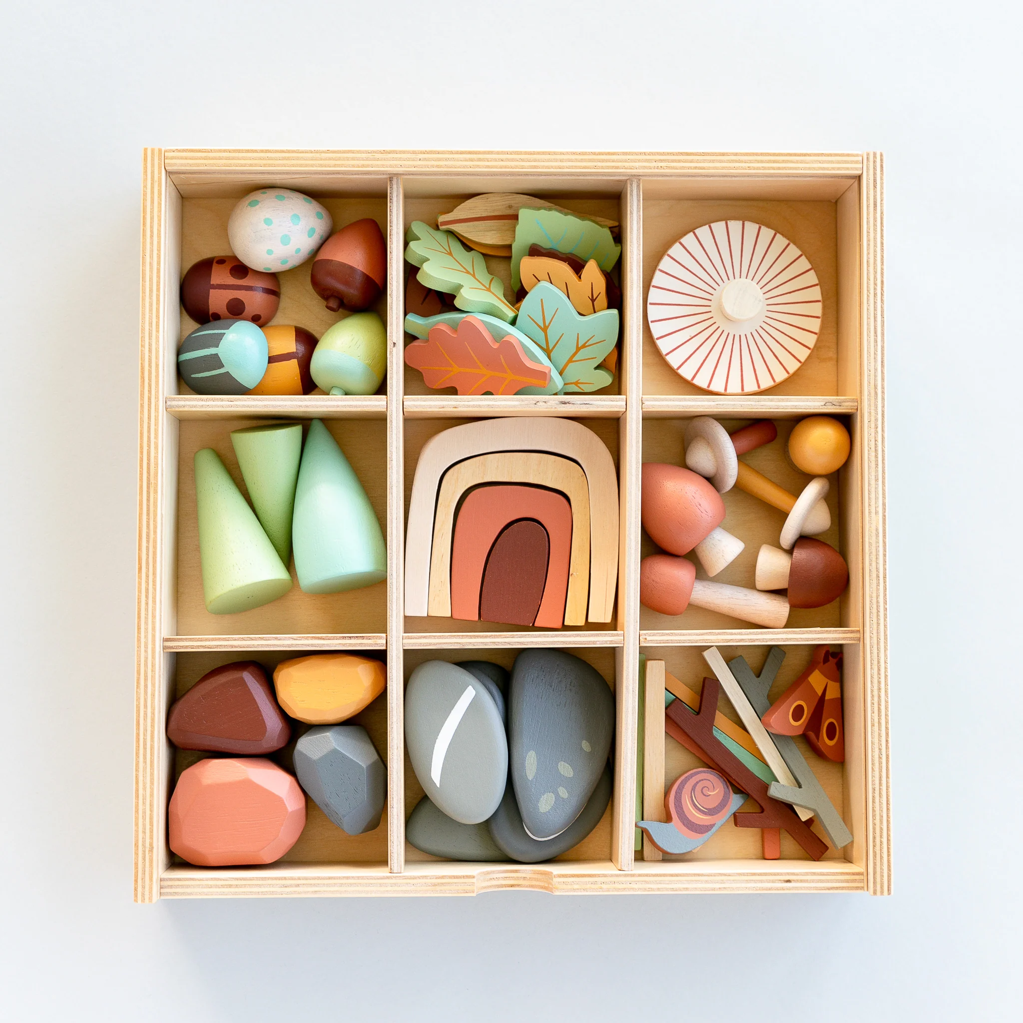 Tender Leaf Toys | Forest Treasures Wooden Tinker Tray - Image 3