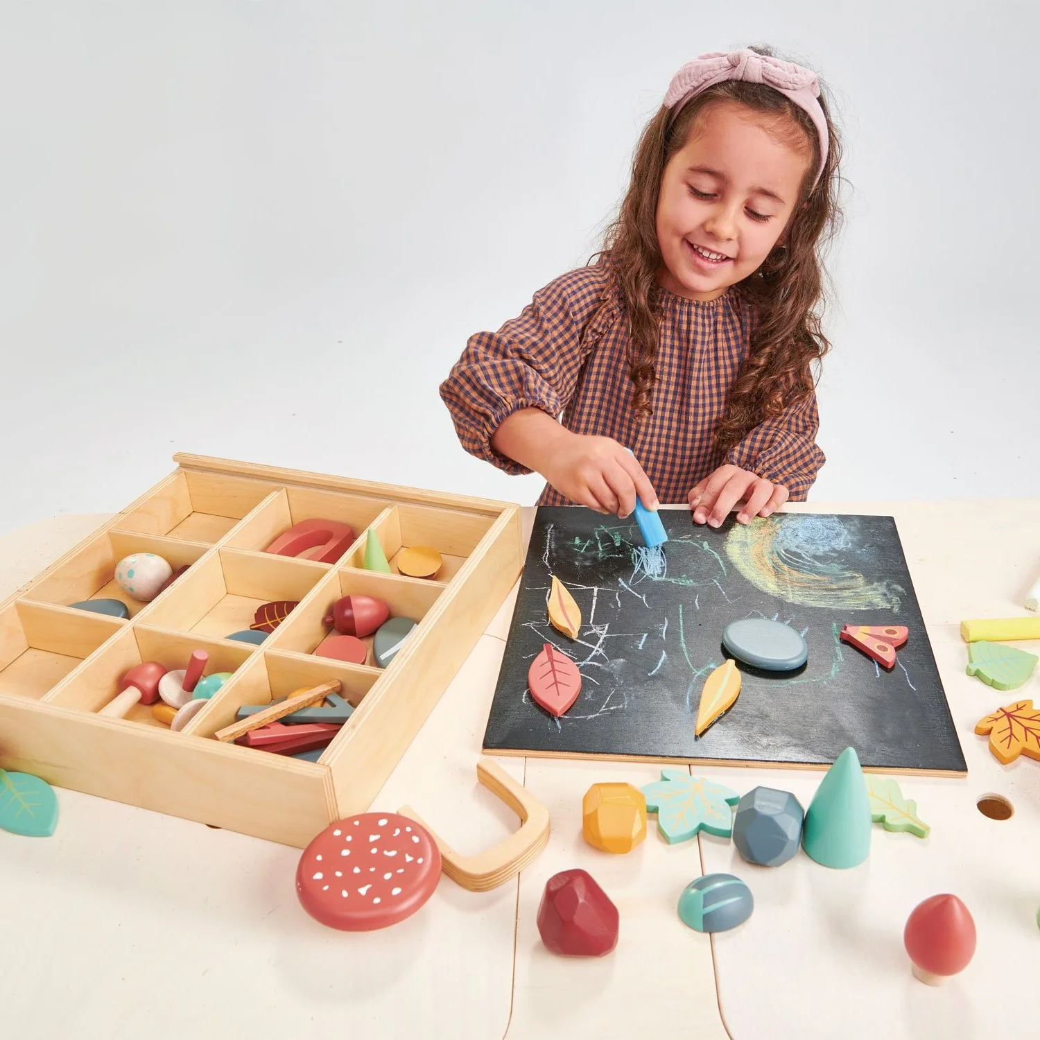 Tender Leaf Toys | Forest Treasures Wooden Tinker Tray - Image 5