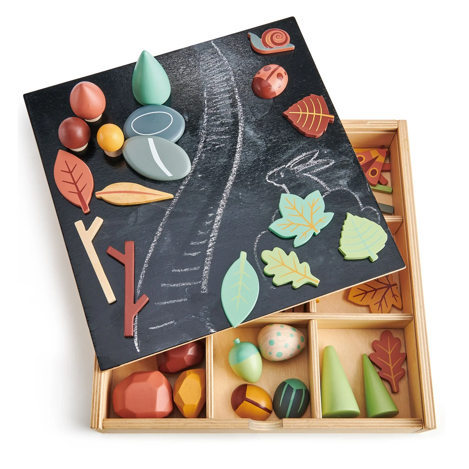 Tender Leaf Toys | Forest Treasures Wooden Tinker Tray - Image 6
