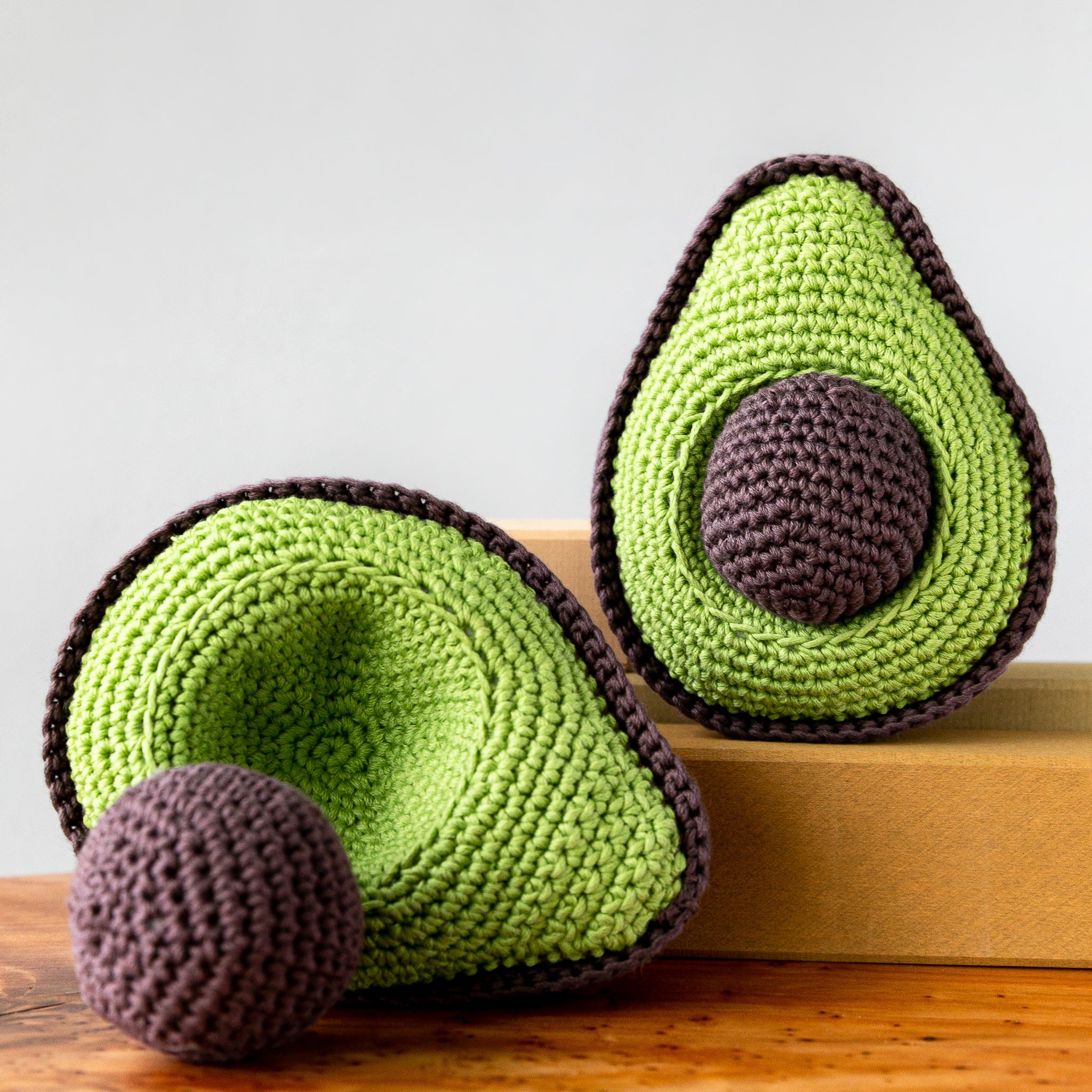 Handmade Avocado Rattle, Play Food - Image 4