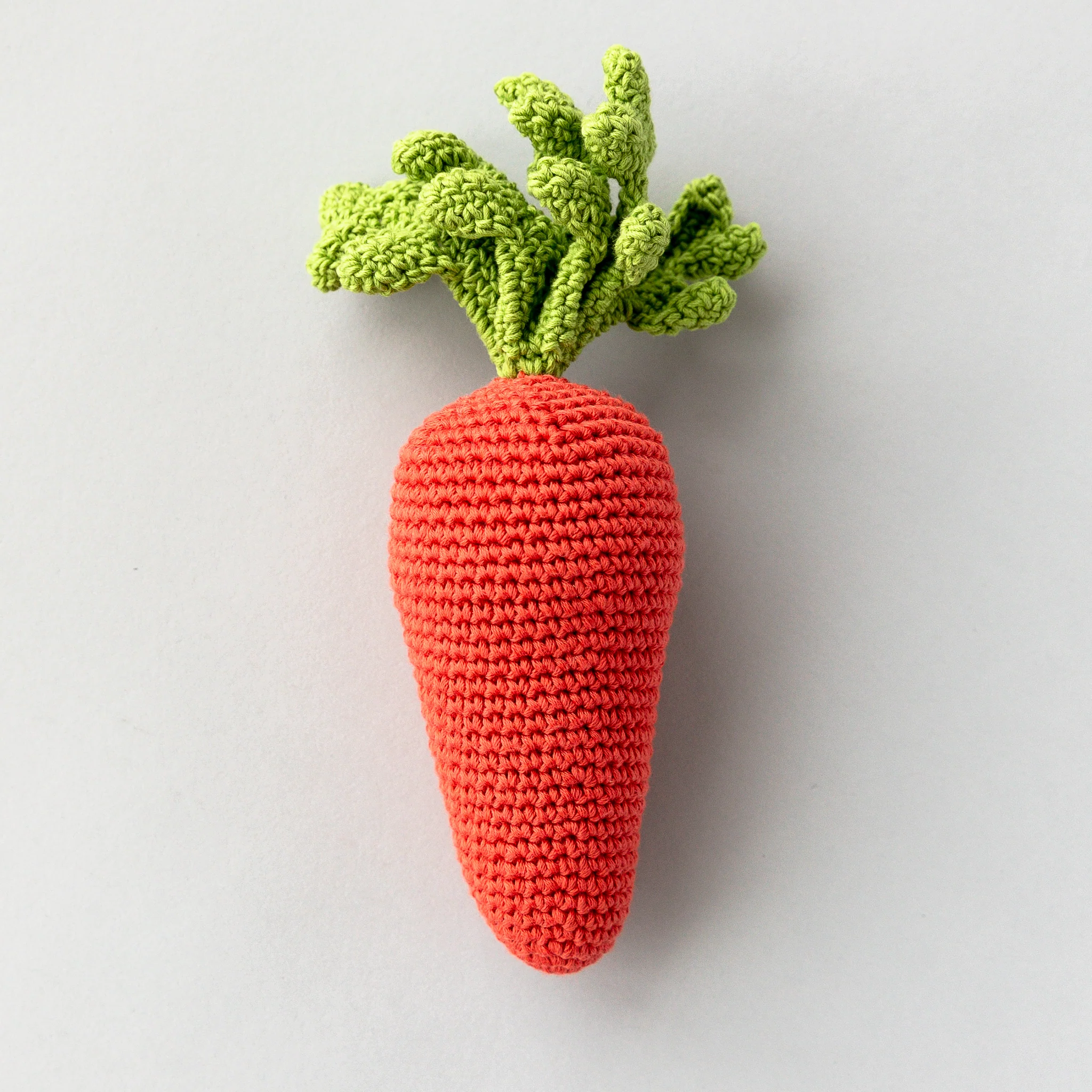 Handmade Carrot Rattle, Play Food - Image 2