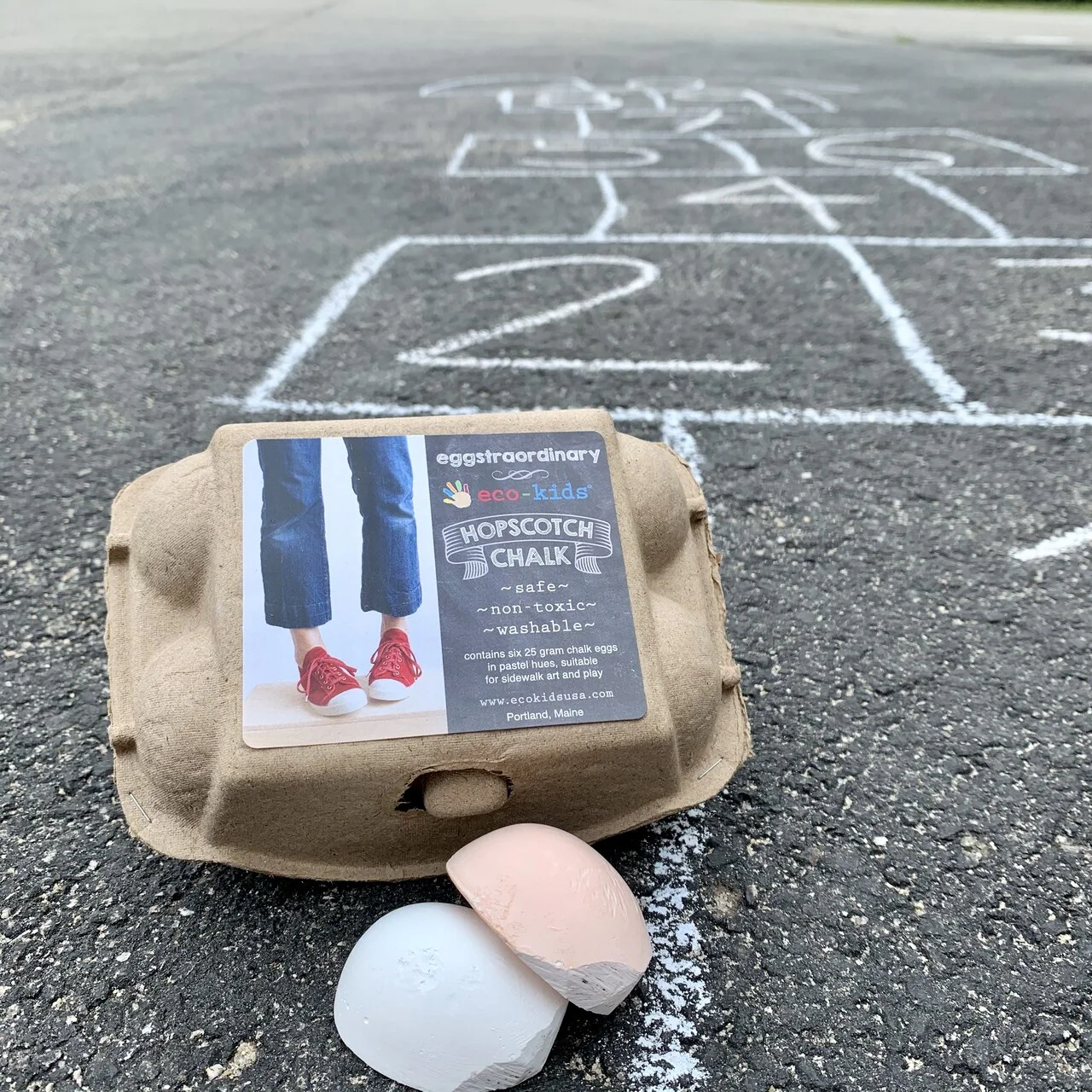 Hopscotch Chalk Eggs (set of 6) - Image 2