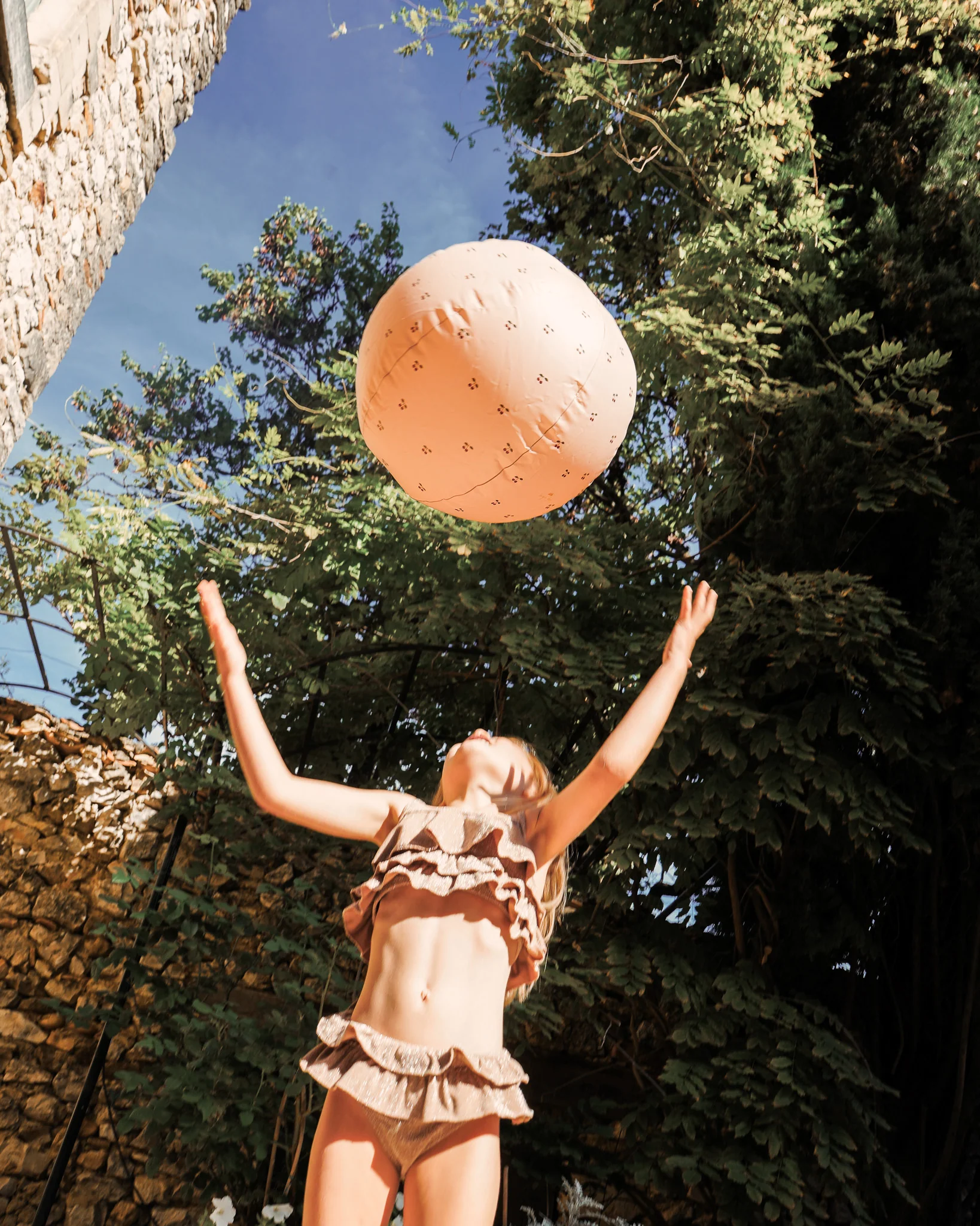 Inflatable Beach Ball - Cherry Blush - Image 2