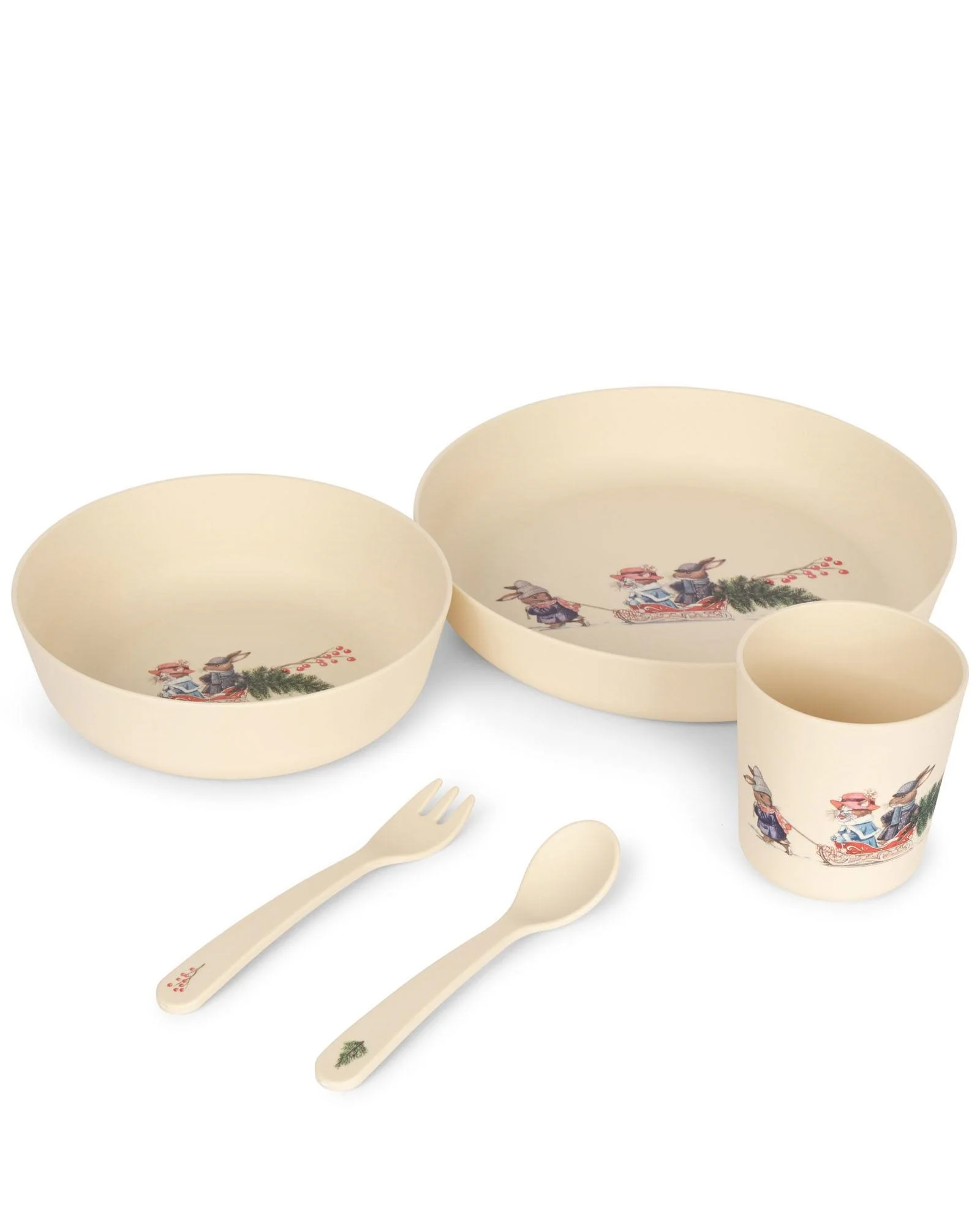 Konges Sloejd | Kids Dinner Set - Merry Christmas - Image 3