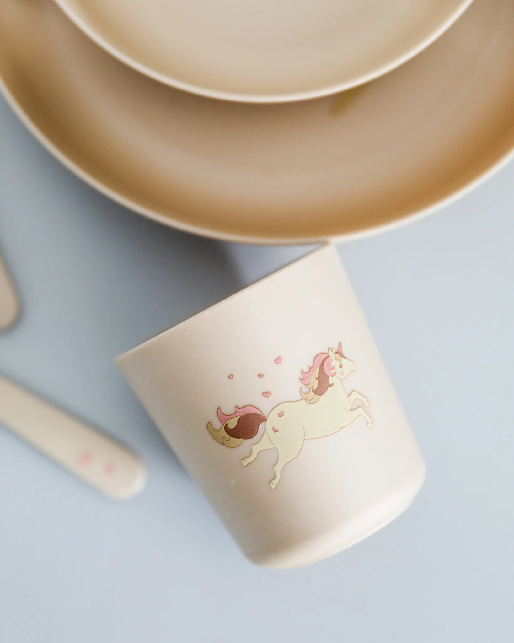 Konges Sloejd | Kids Dinner Set - Unicorn - Image 2