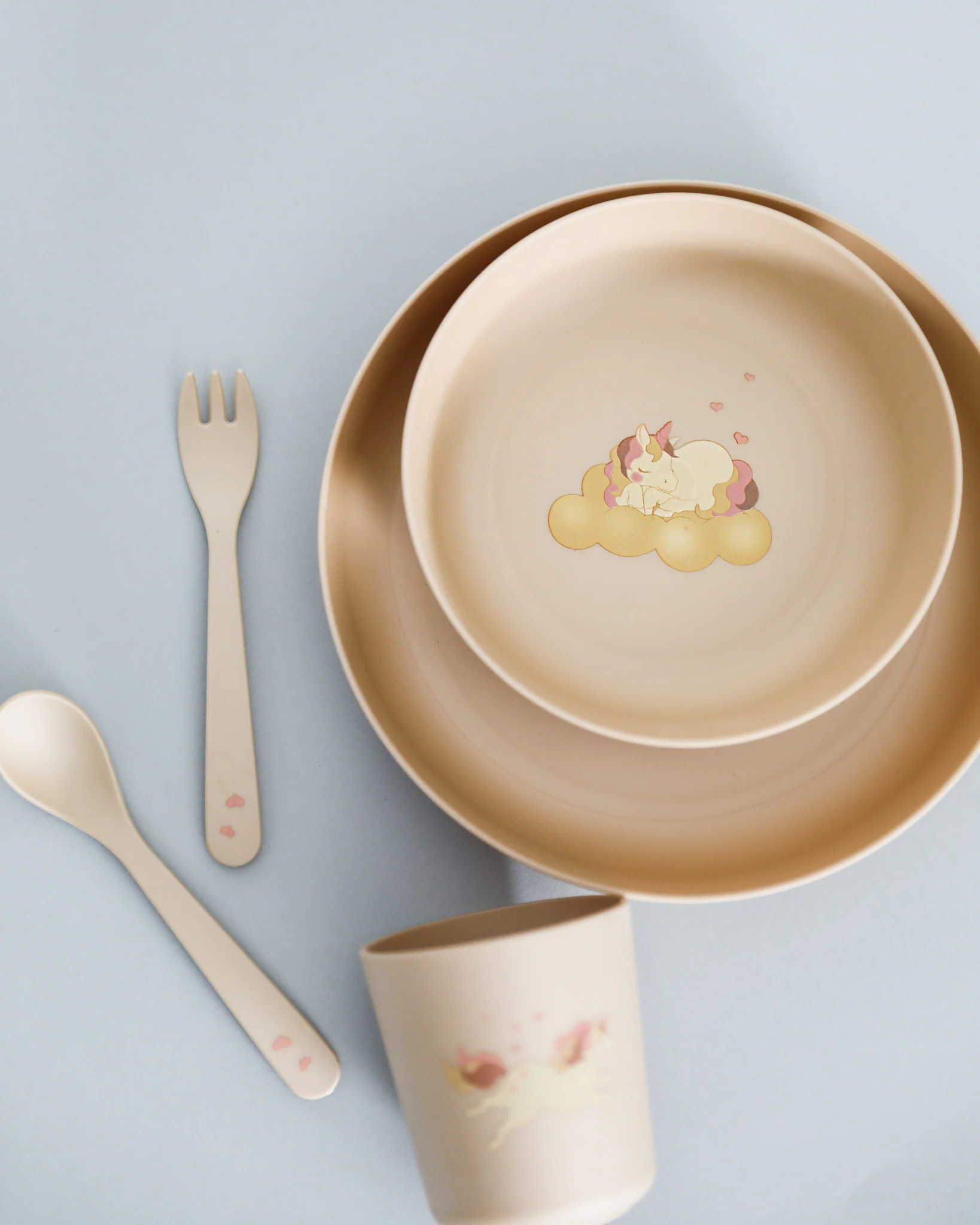Konges Sloejd | Kids Dinner Set - Unicorn - Image 3