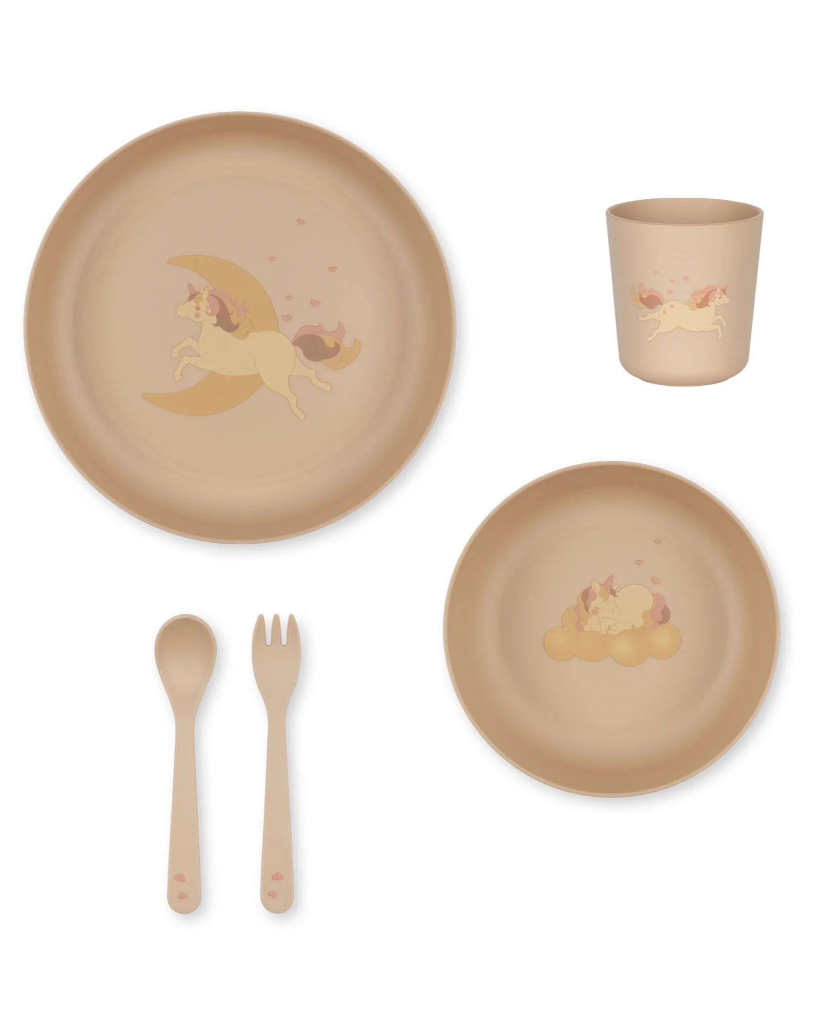 Konges Sloejd | Kids Dinner Set - Unicorn - Image 4